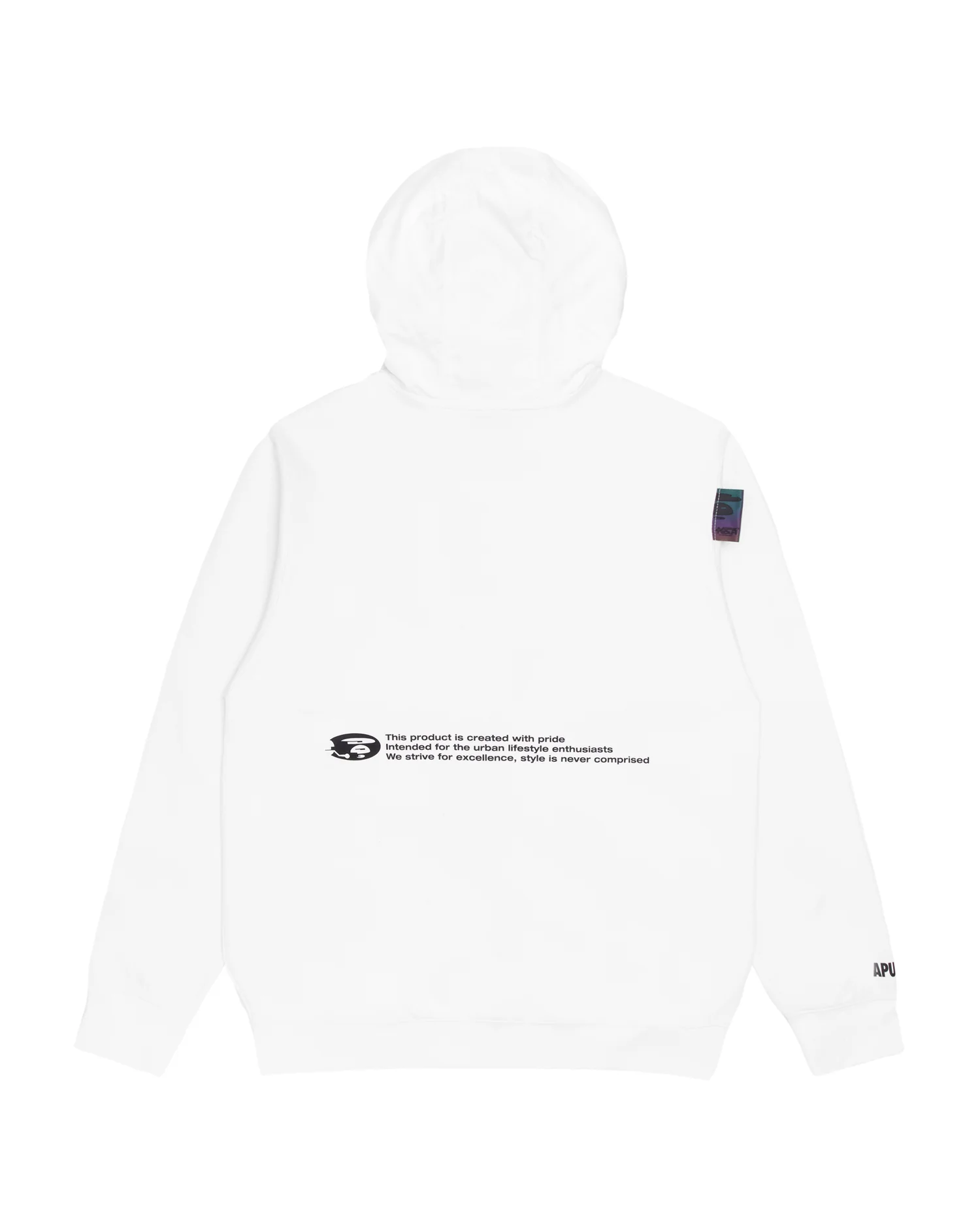 Moonface panelled zip-up hoodie - Image 7