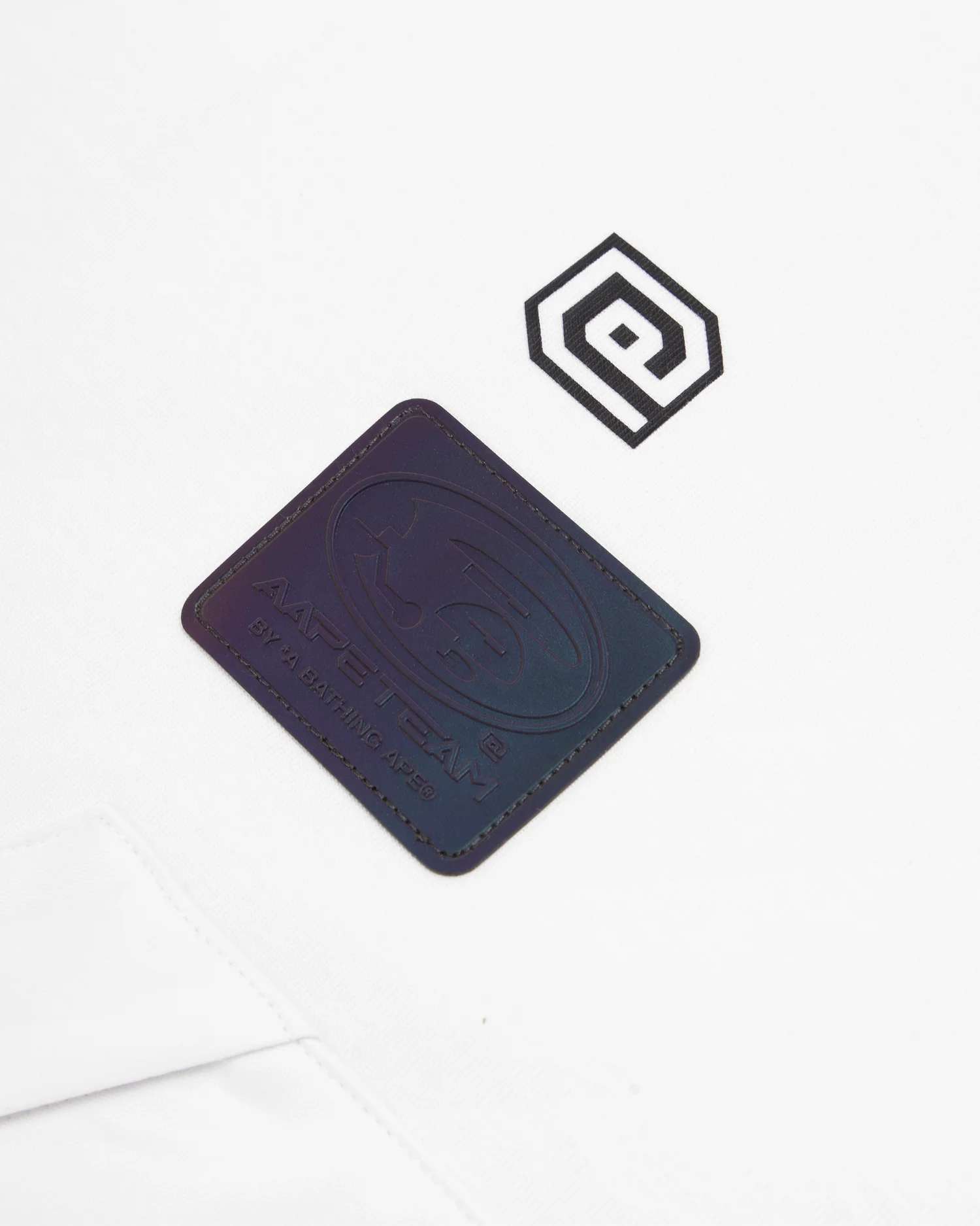 Moonface panelled zip-up hoodie - Image 9