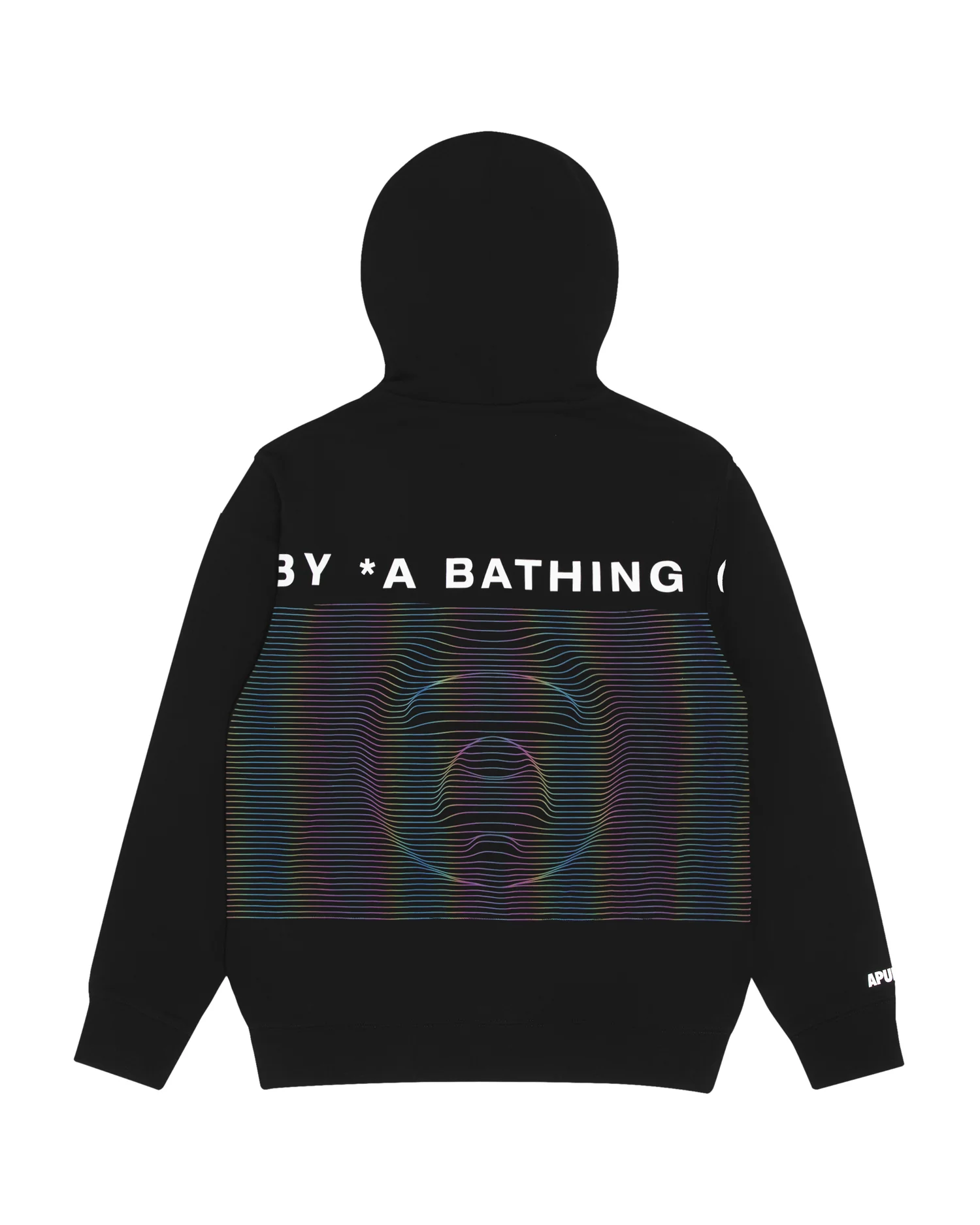 Moonface back print hoodie - Image 2