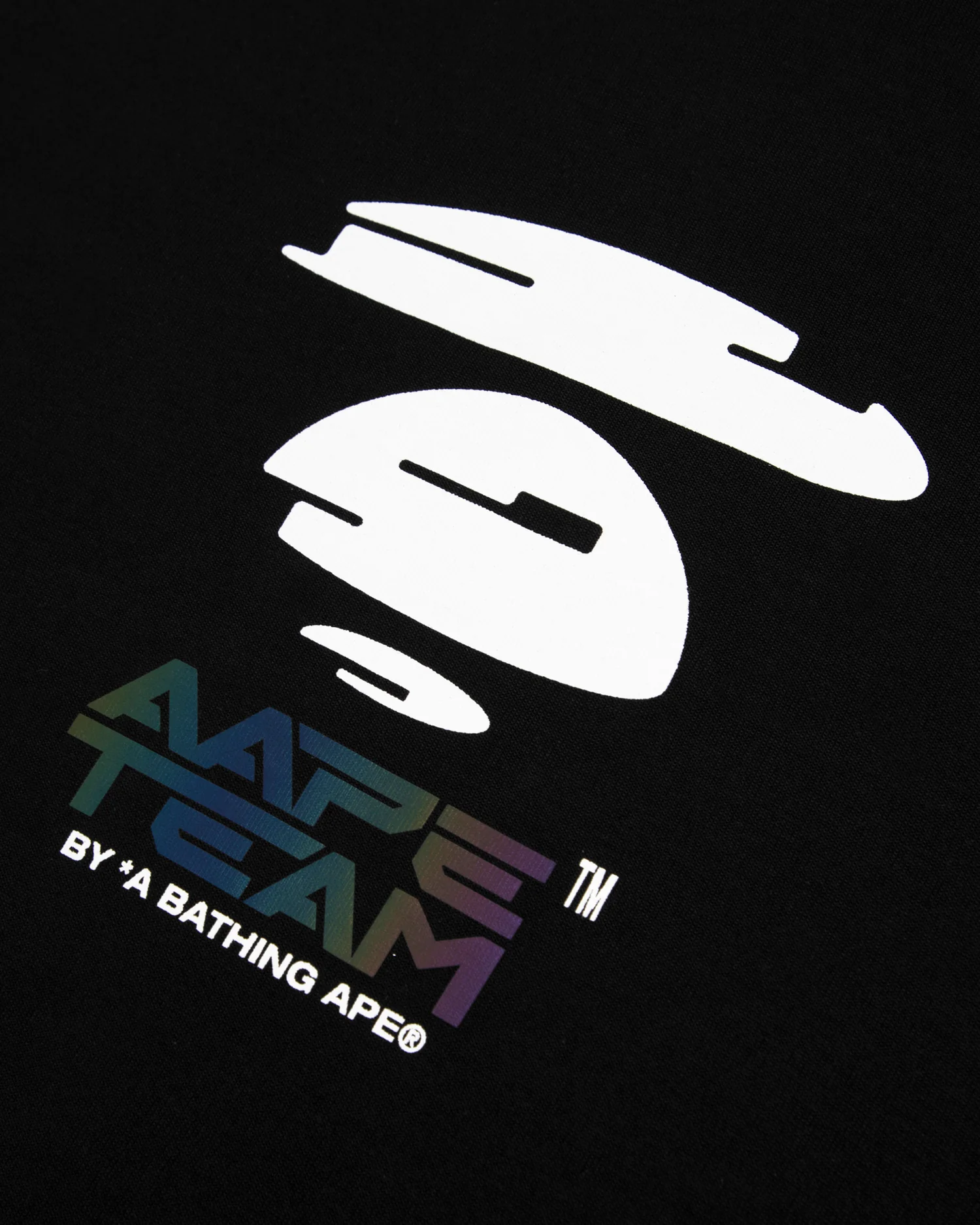 Moonface back print hoodie - Image 3