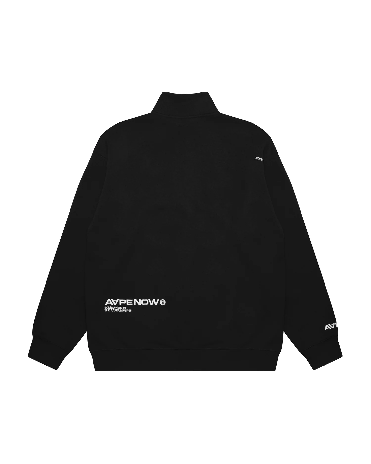 Moonface patch half-zip sweatshirt - Image 2