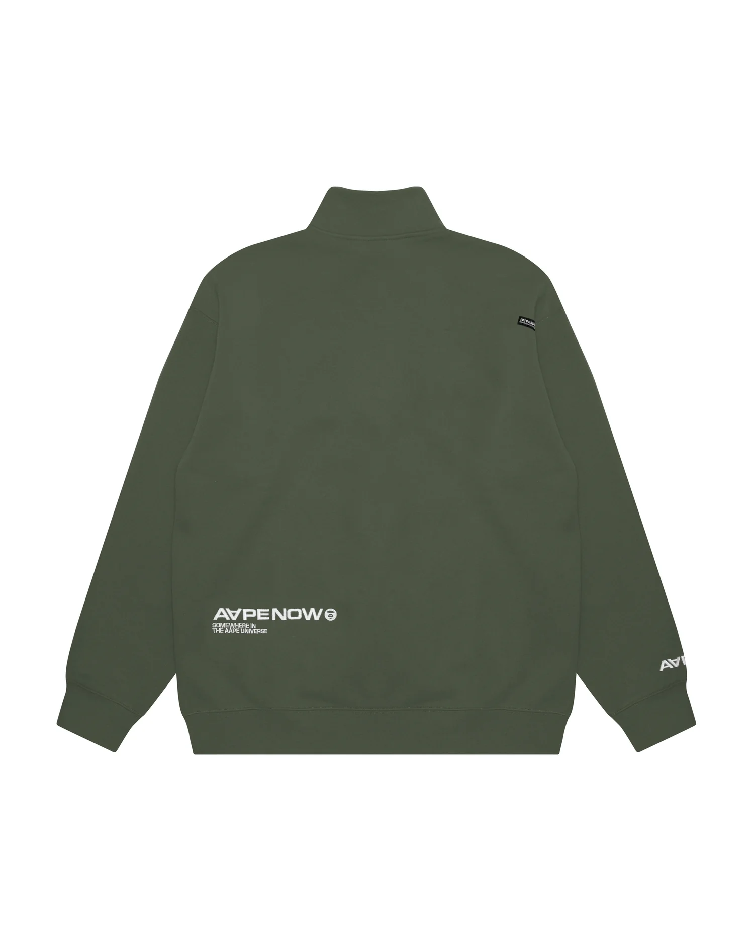 Moonface patch half-zip sweatshirt - Image 7