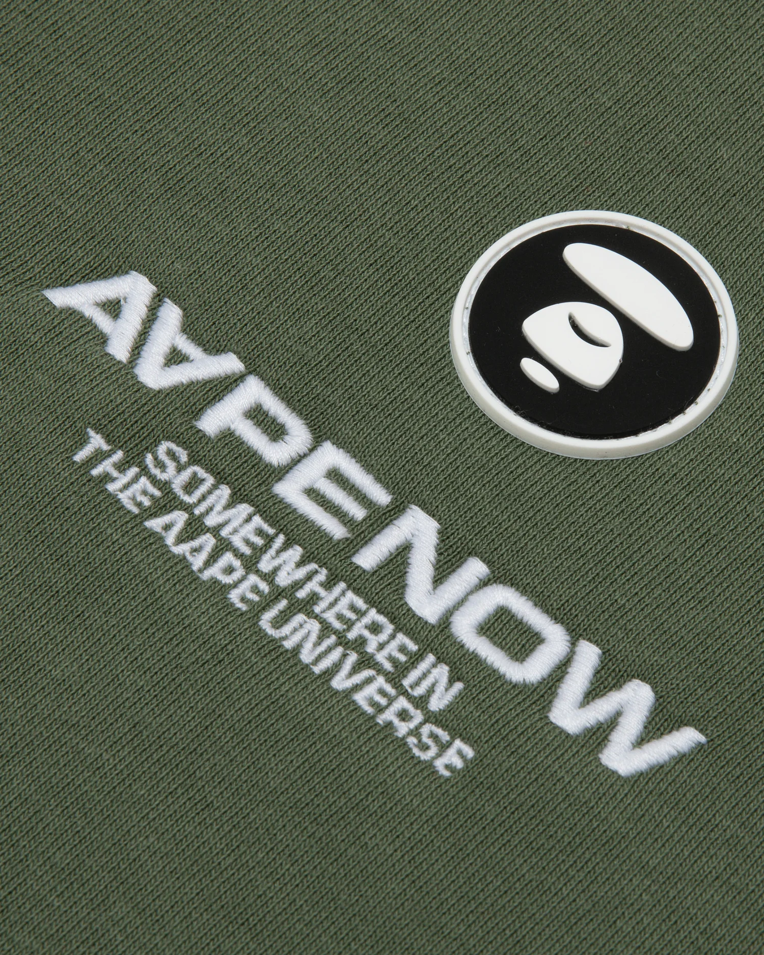 Moonface patch half-zip sweatshirt - Image 9
