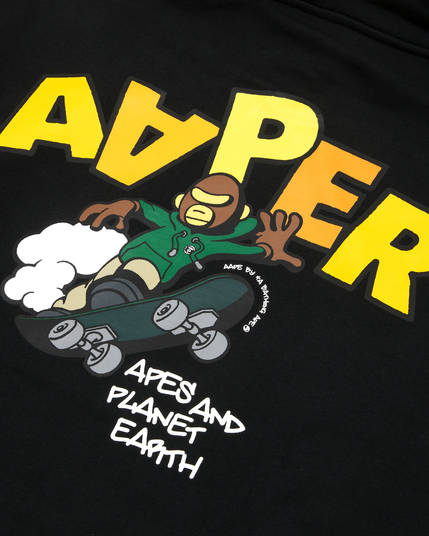 AAPER Alfa graphic fleece hoodie - Image 3