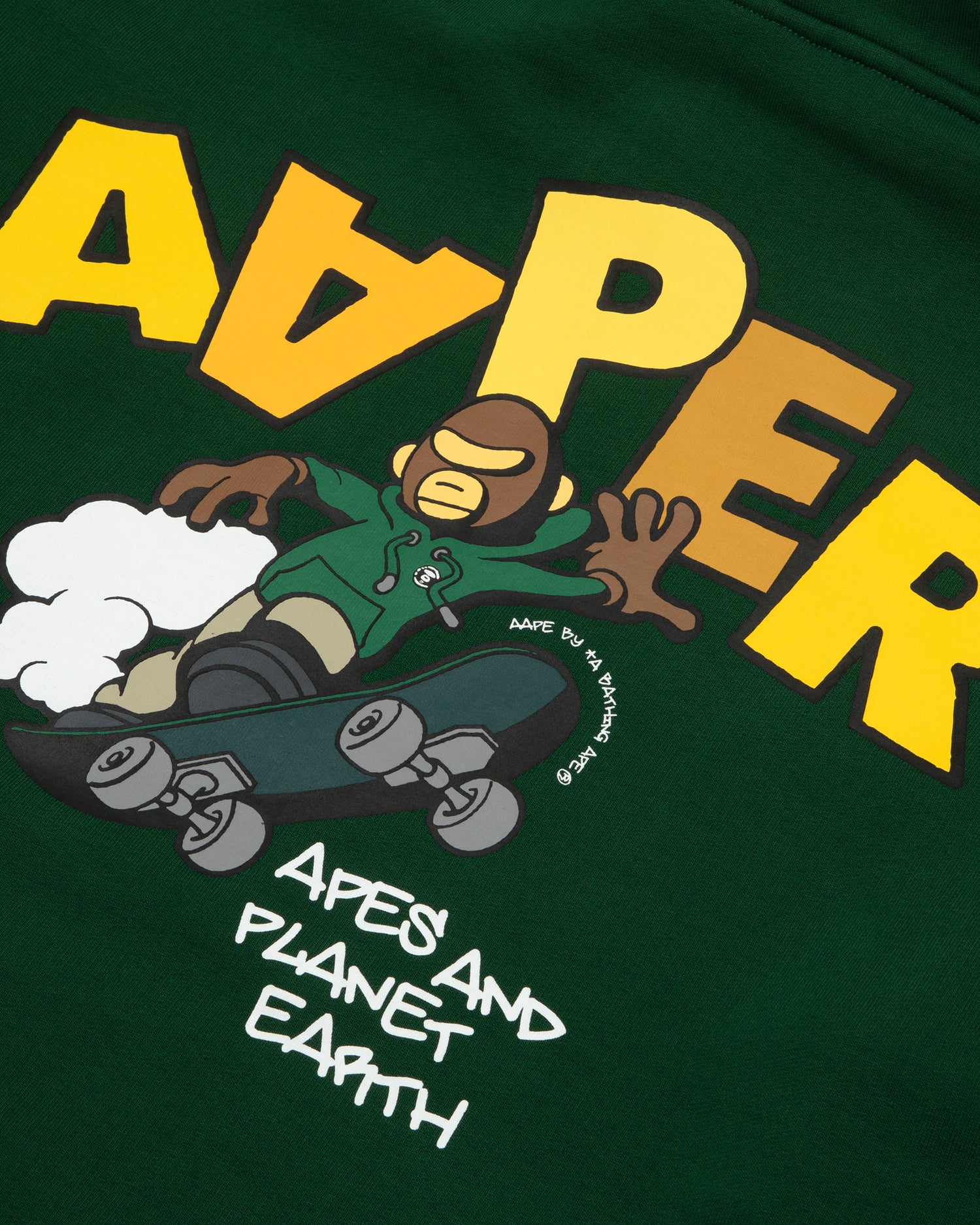 AAPER Alfa graphic fleece hoodie - Image 8