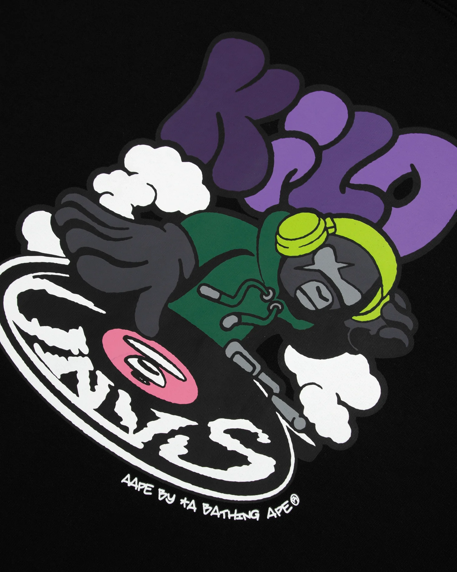AAPER graphic printed hoodie - Image 3