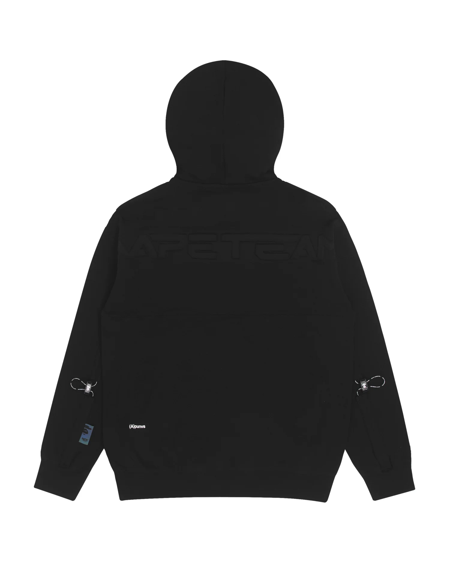 Moonface patch drawstring sleeve hoodie - Image 2