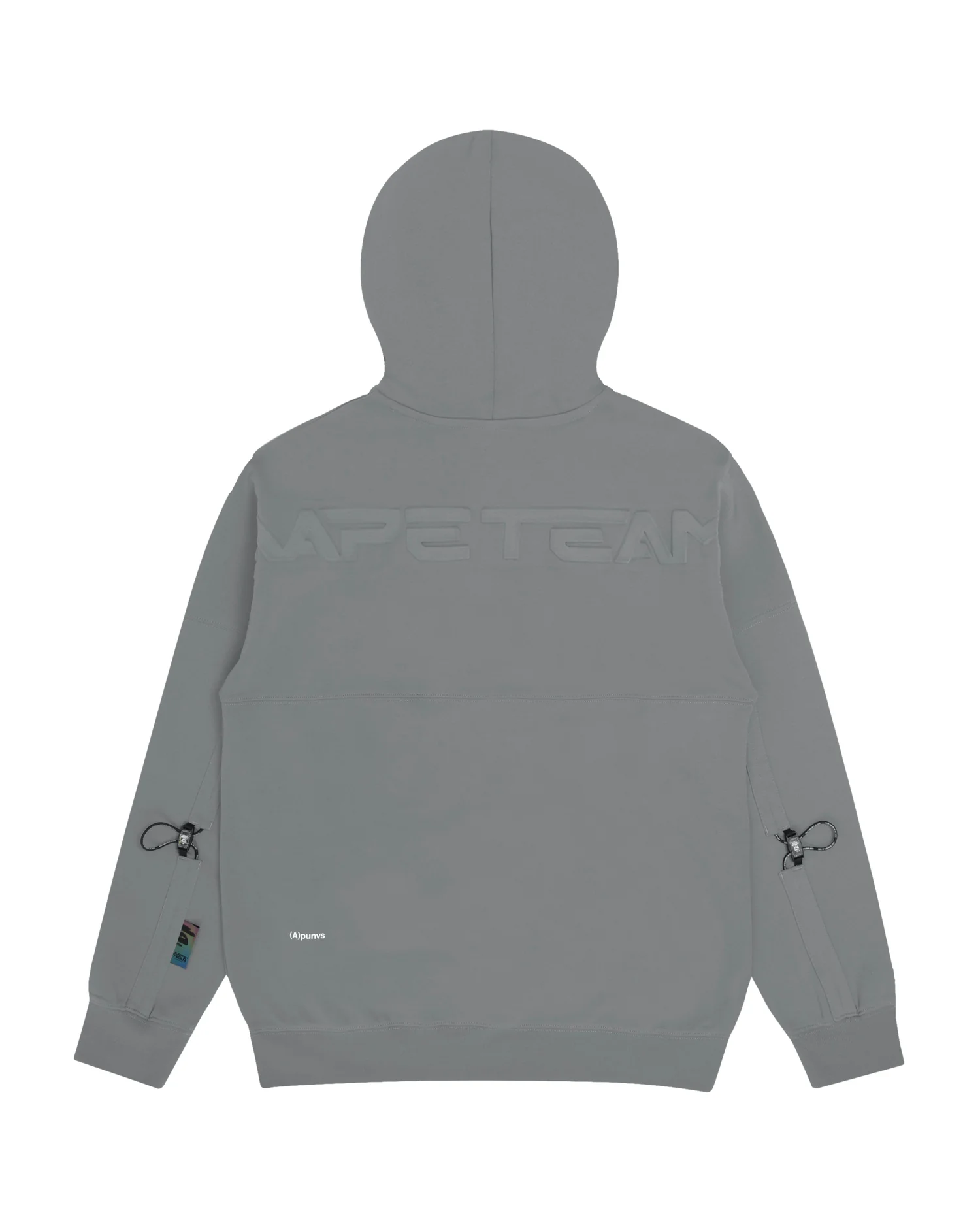 Moonface patch drawstring sleeve hoodie - Image 7