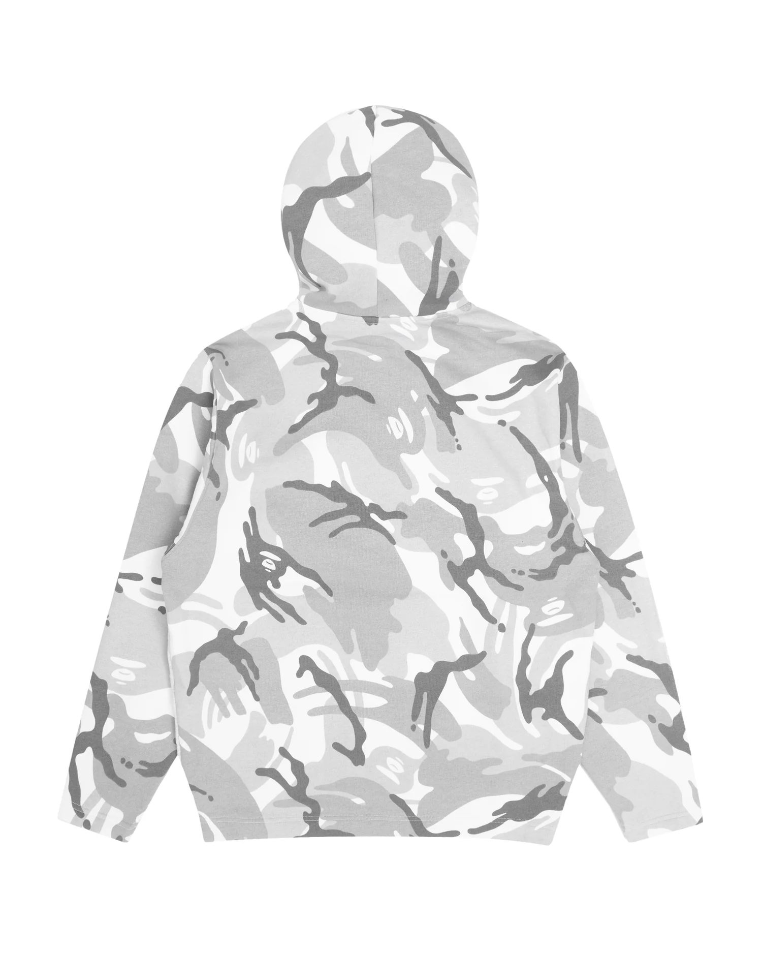 Moonface camo panelled hoodie - Image 2