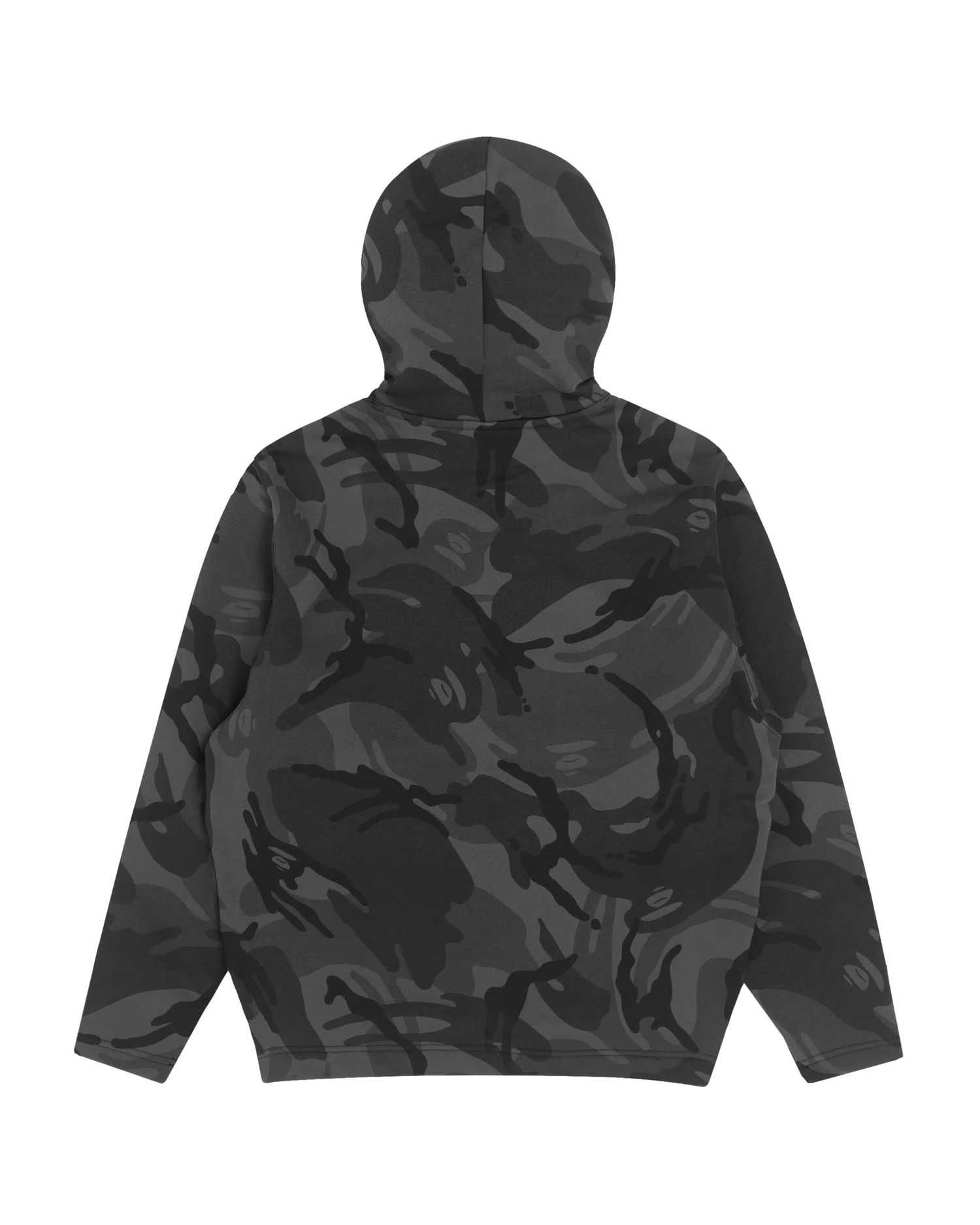 Moonface camo panelled hoodie - Image 2