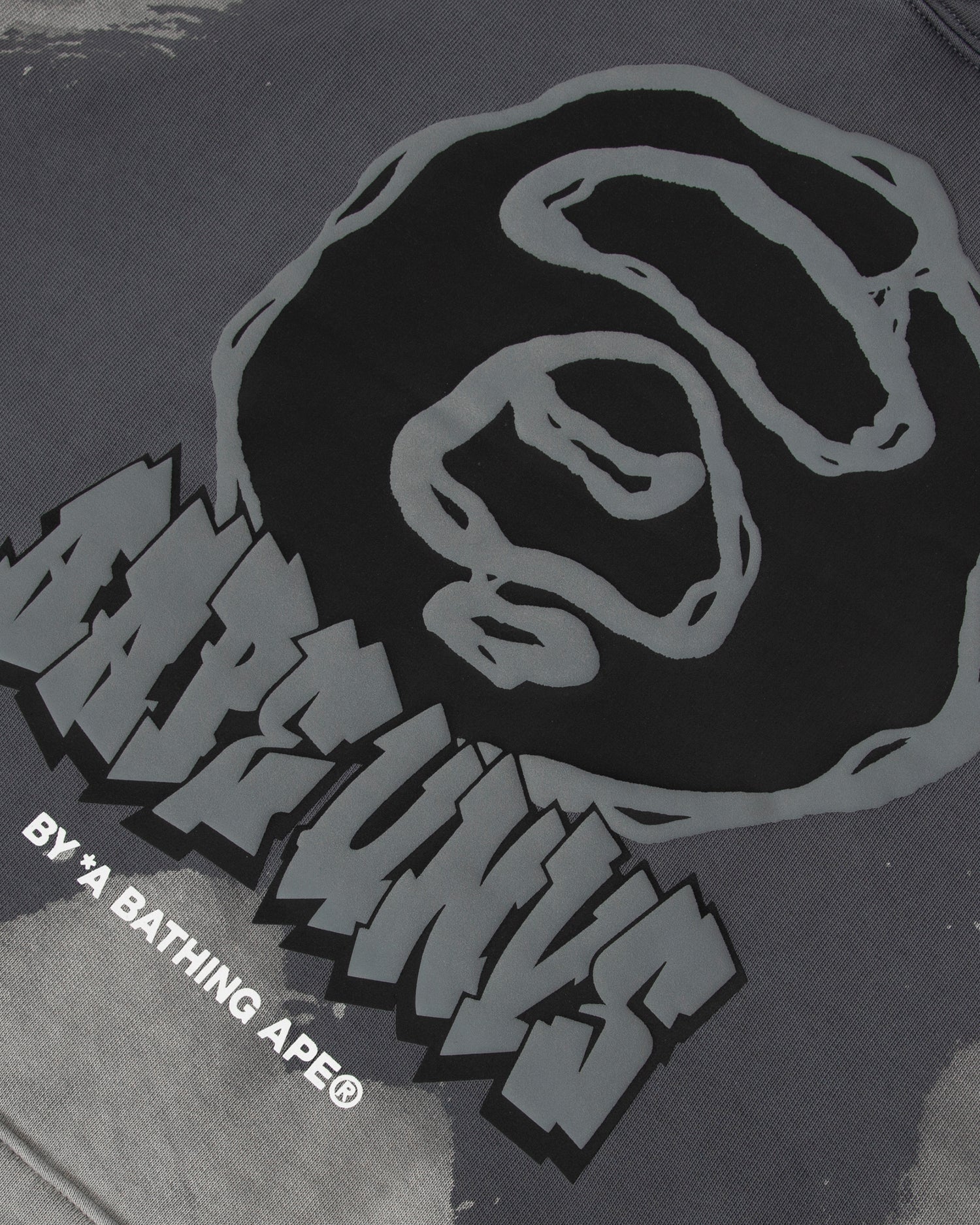 Moonface splattered graphic hoodie - Image 8