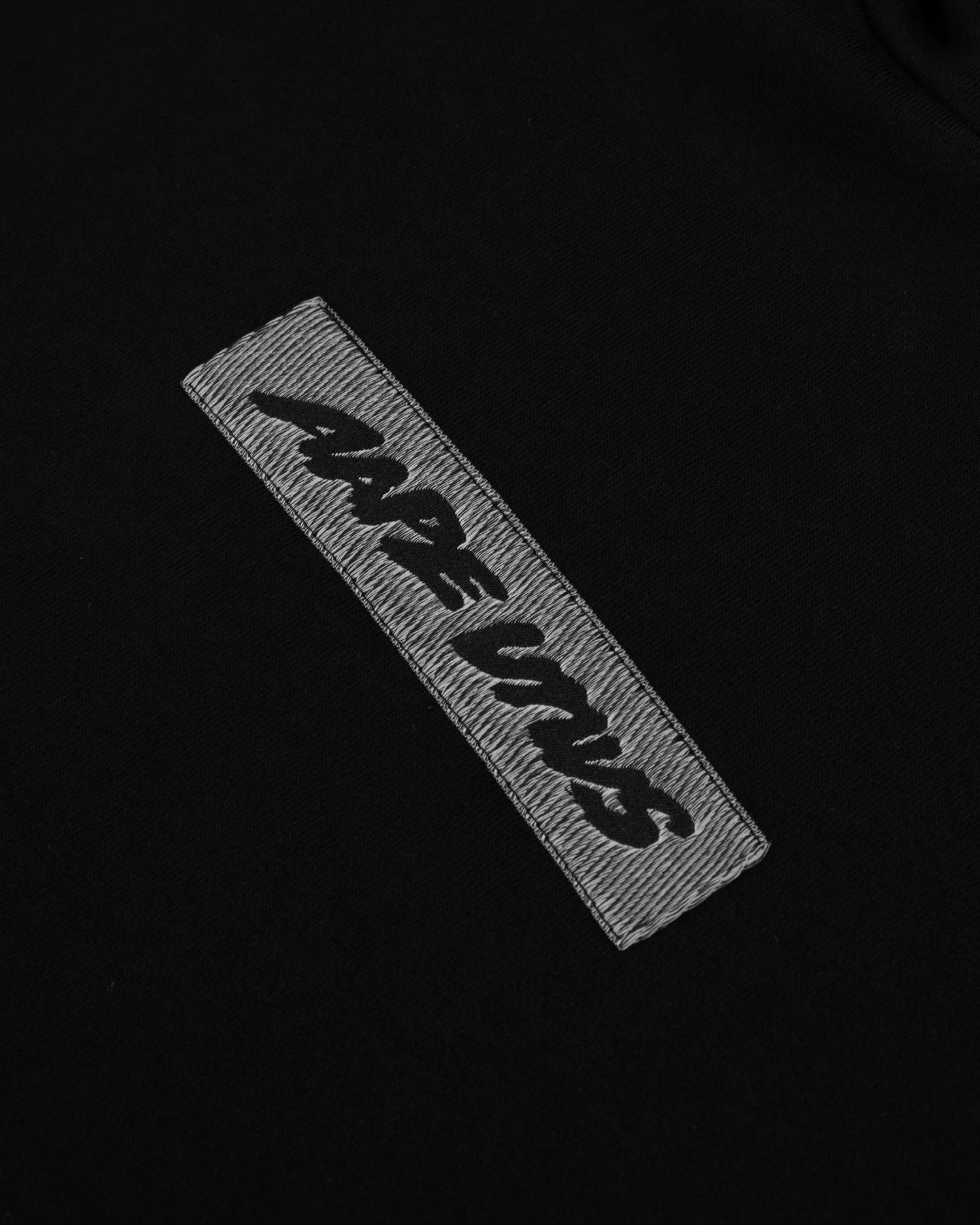Moonface patch tie-dye layered hoodie - Image 3