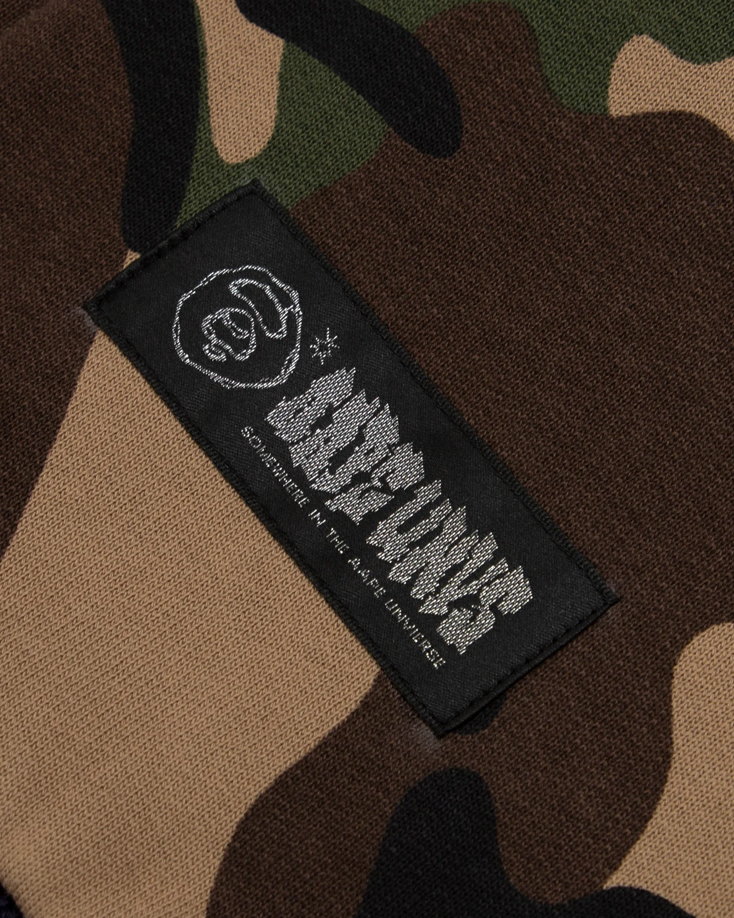 Moonface camo hooded varsity jacket - Image 4