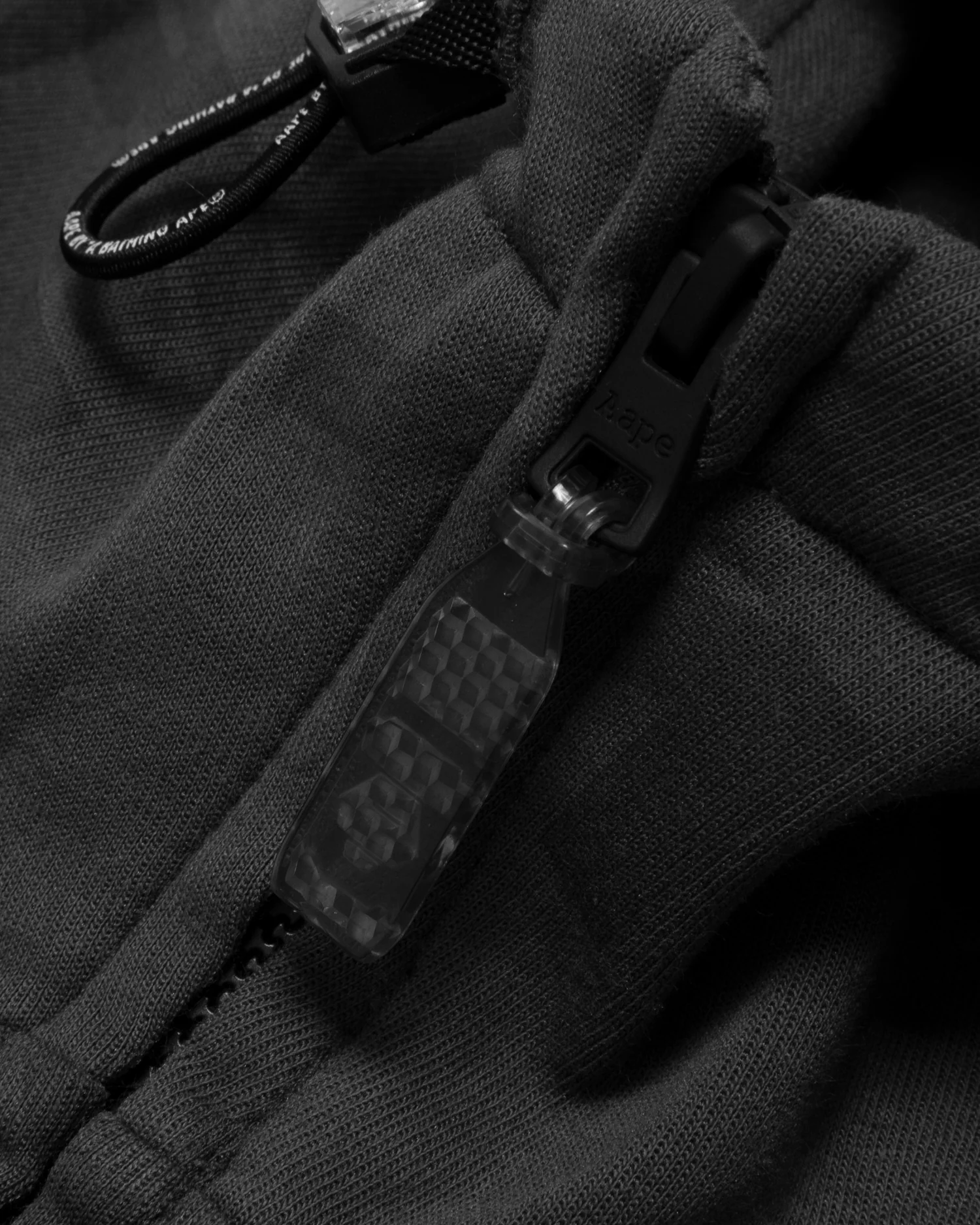 Moonface logo monogram zip-up hoodie - Image 9