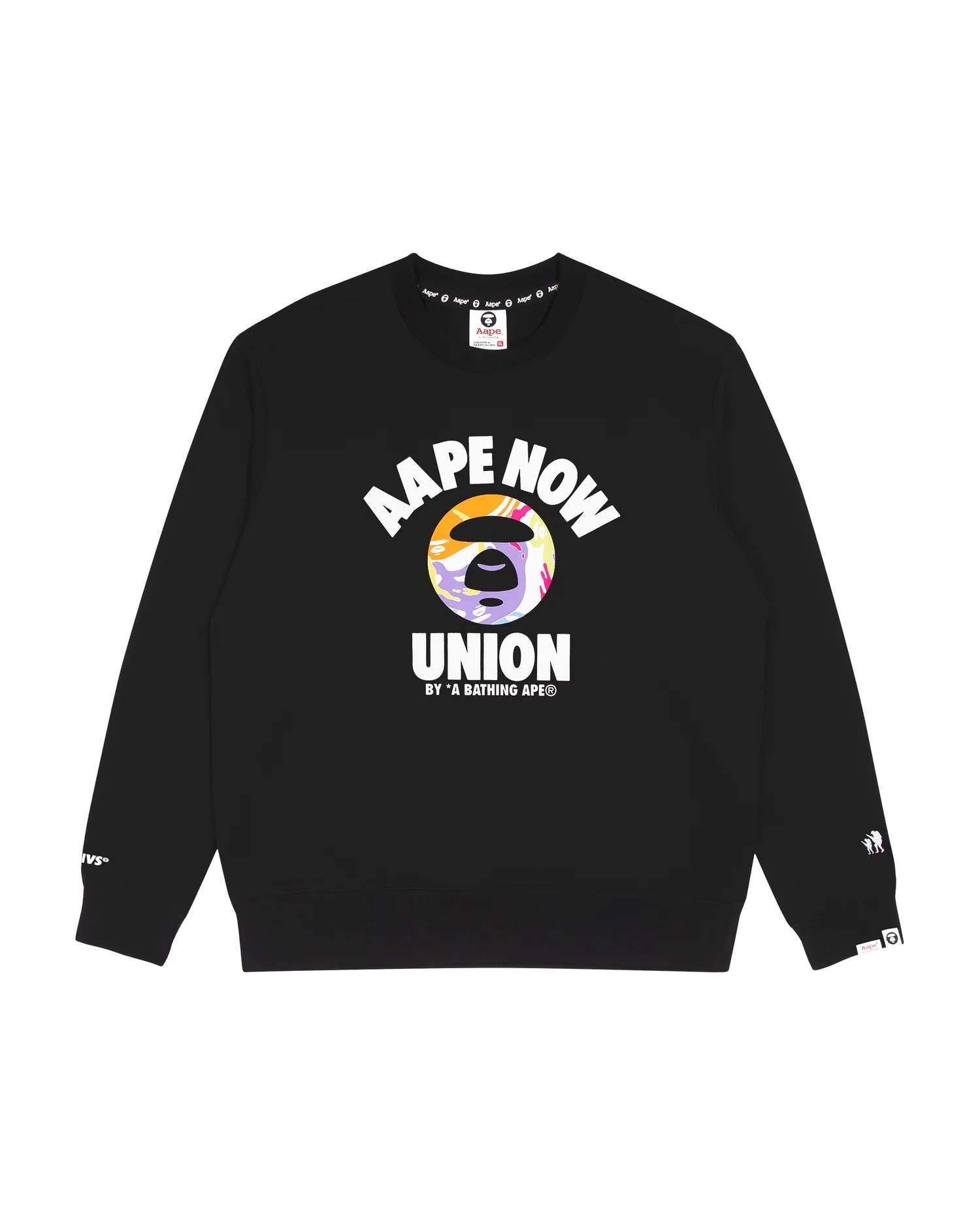 Moonface camo graphic sweatshirt