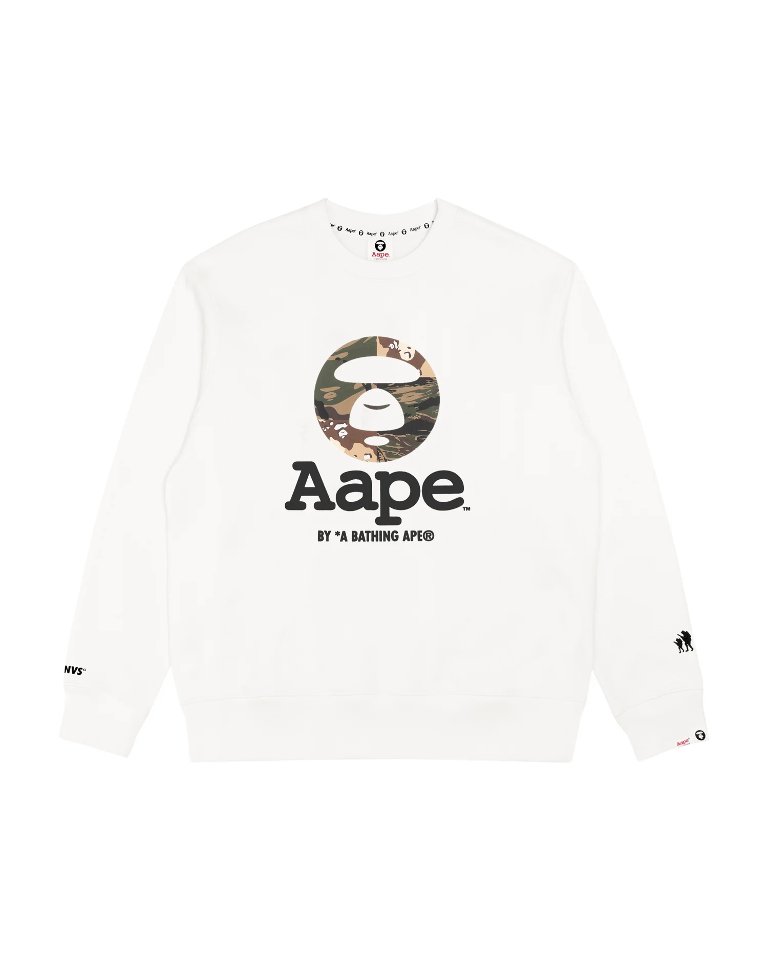 Moonface camo print sweatshirt - Image 6