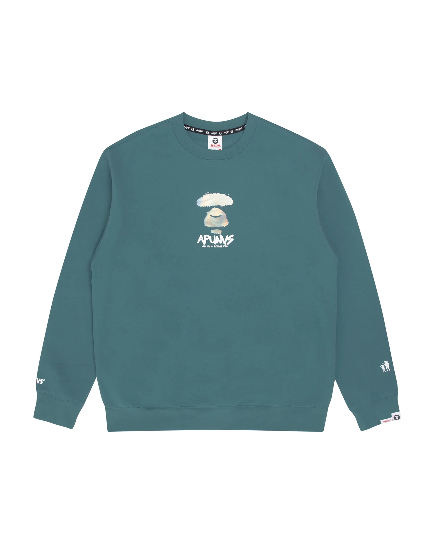 Moonface tie-dye drip graphic sweatshirt - Image 6