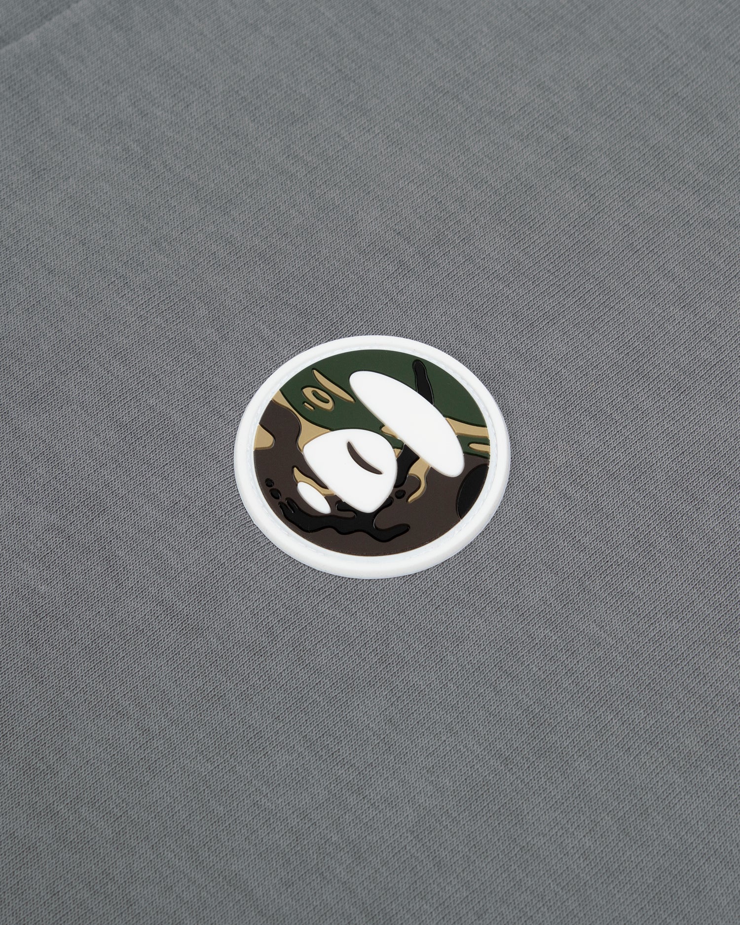 Moonface patch baseball jacket - Image 13
