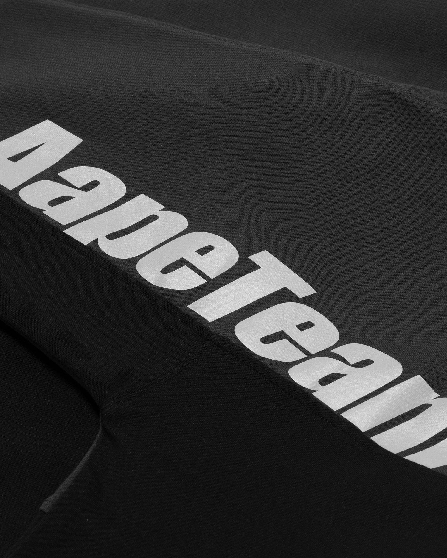 Moonface patch panelled hoodie - Image 4