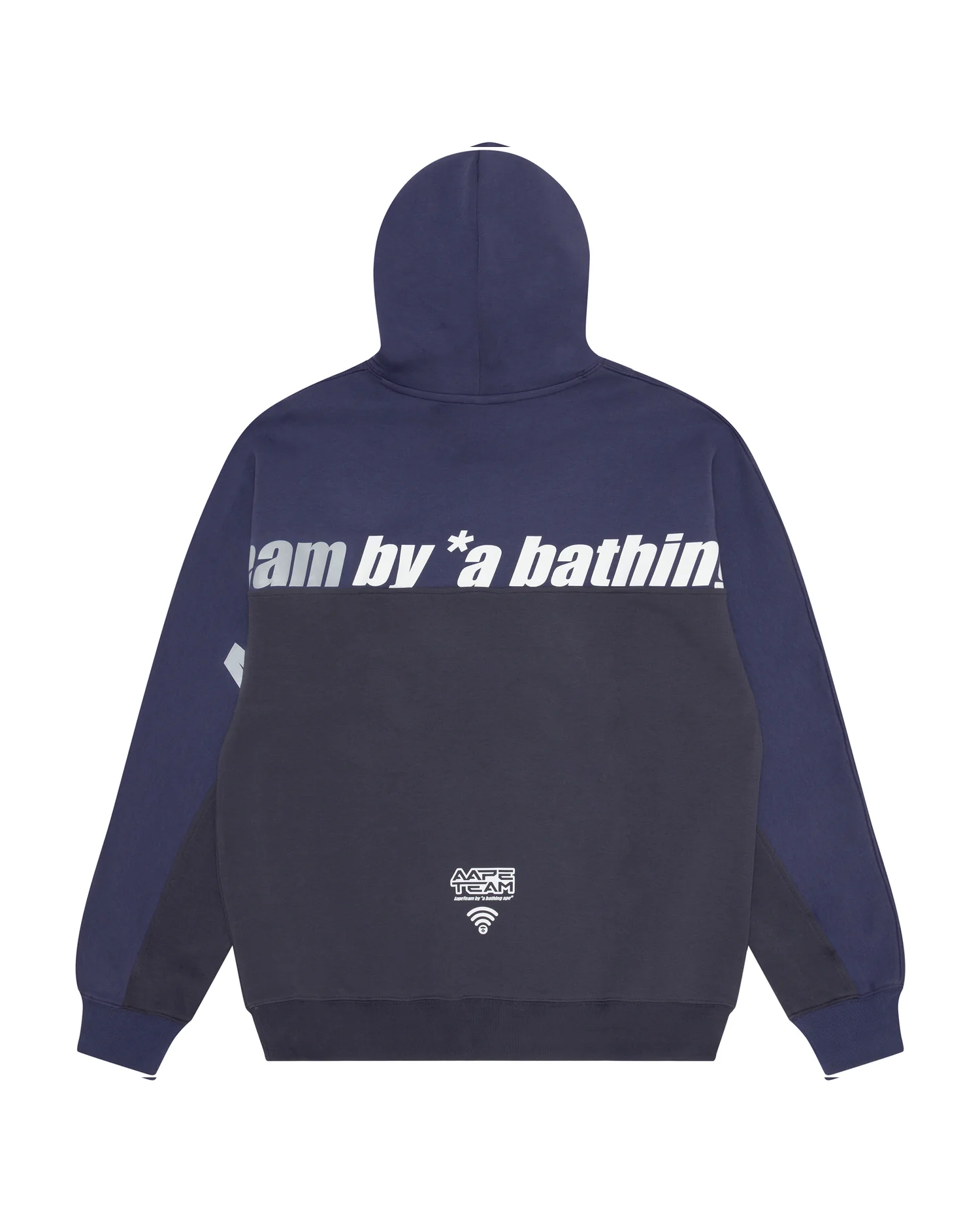 Moonface patch panelled hoodie - Image 7