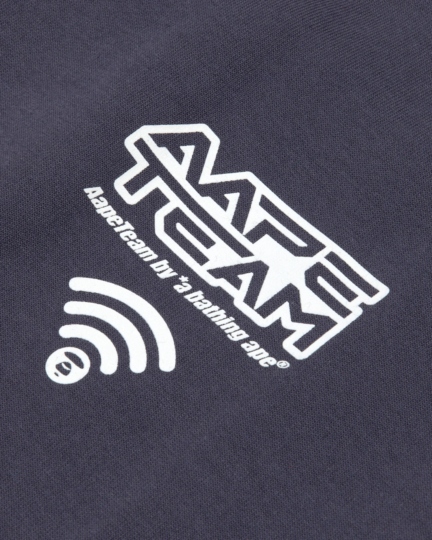 Moonface patch panelled hoodie - Image 8