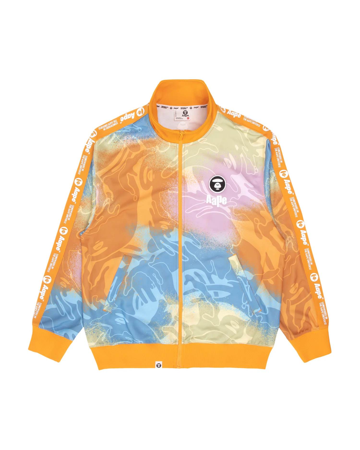 Moonface camo patterned track jacket