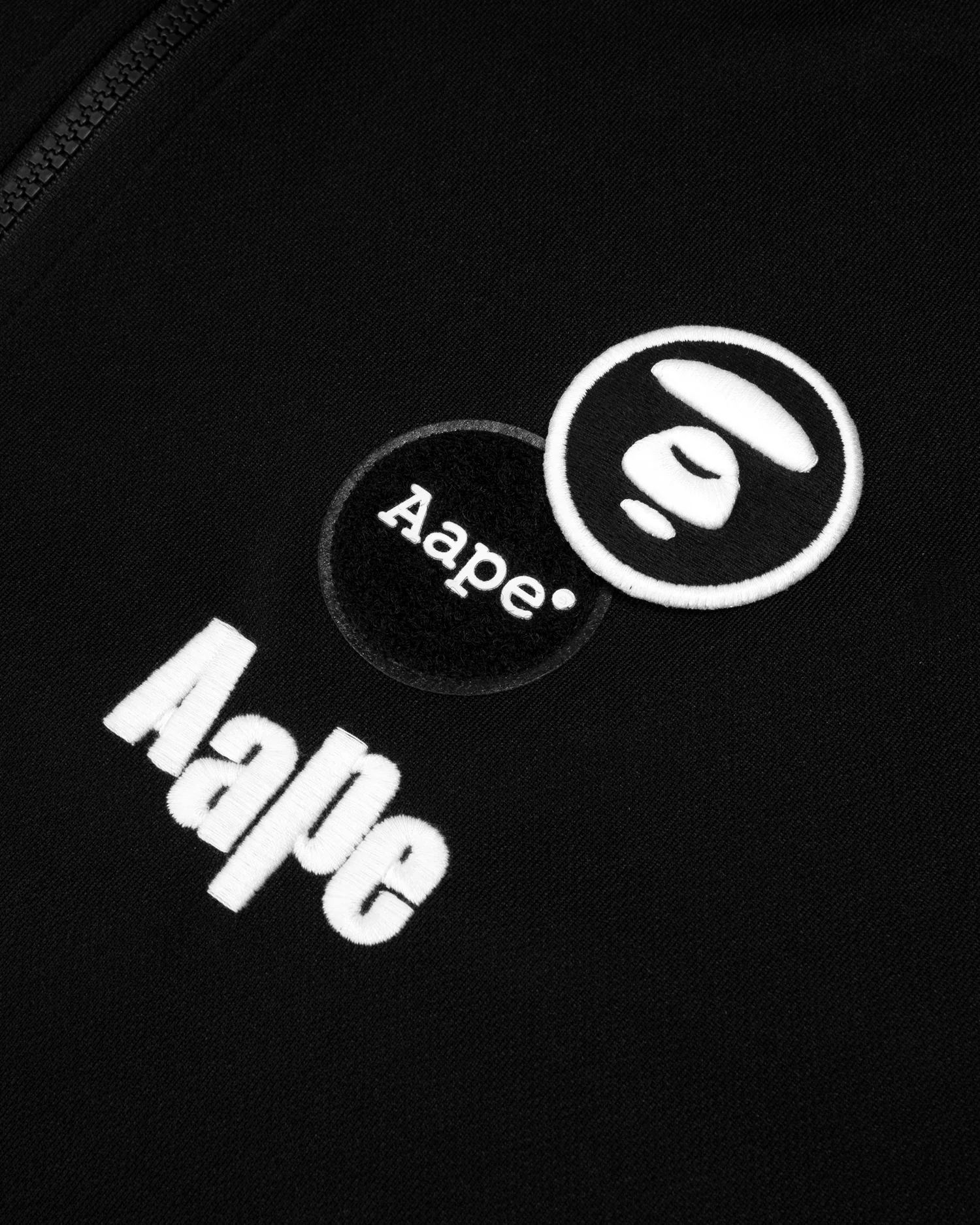 Moonface patch zip-up track jacket - Image 8