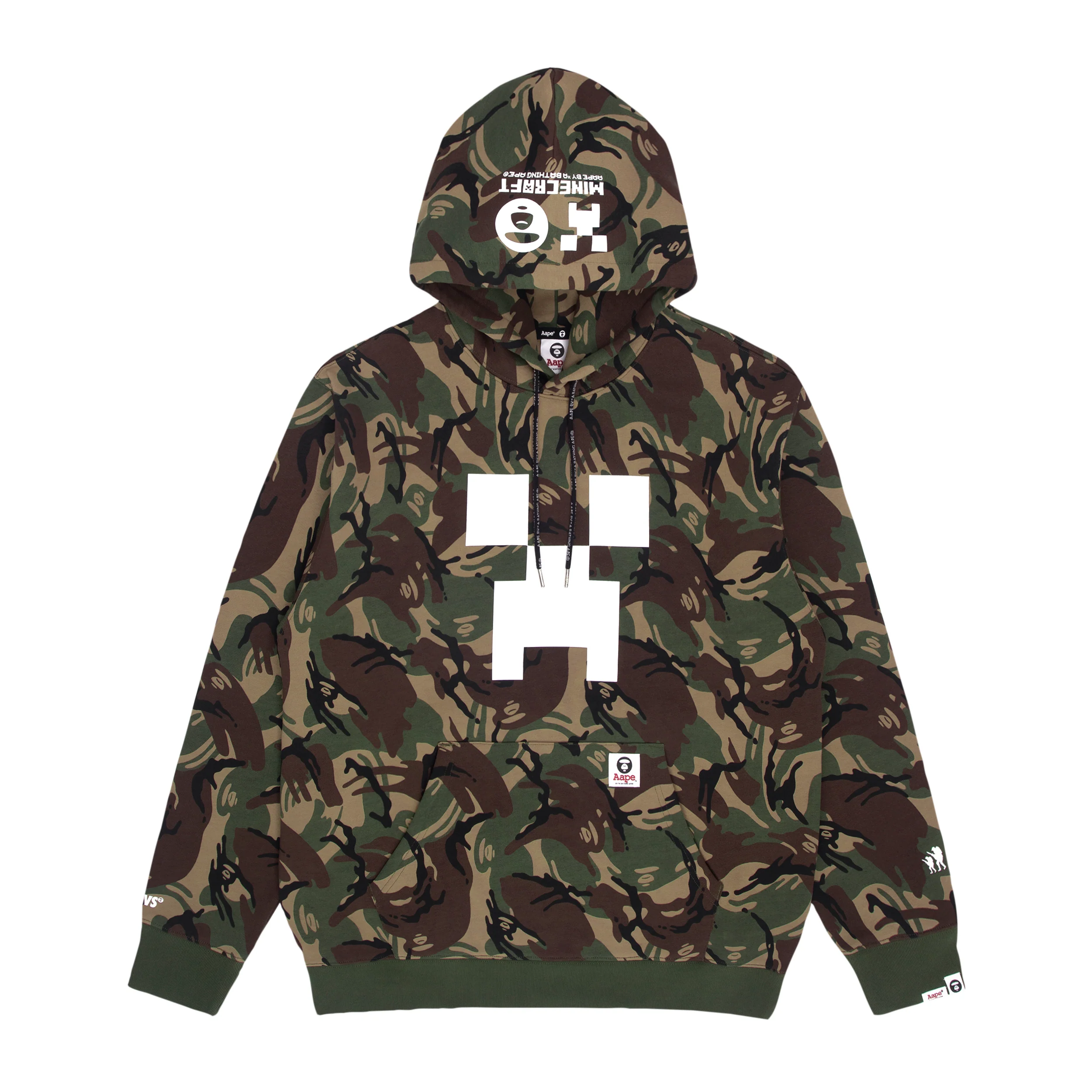 Camo print hoodie