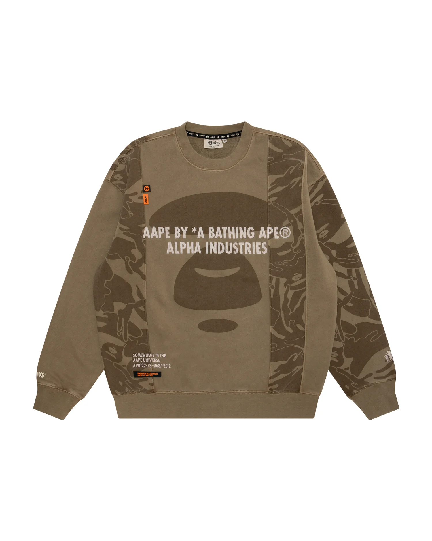 X Alpha Industries Moonface fleece sweatshirt