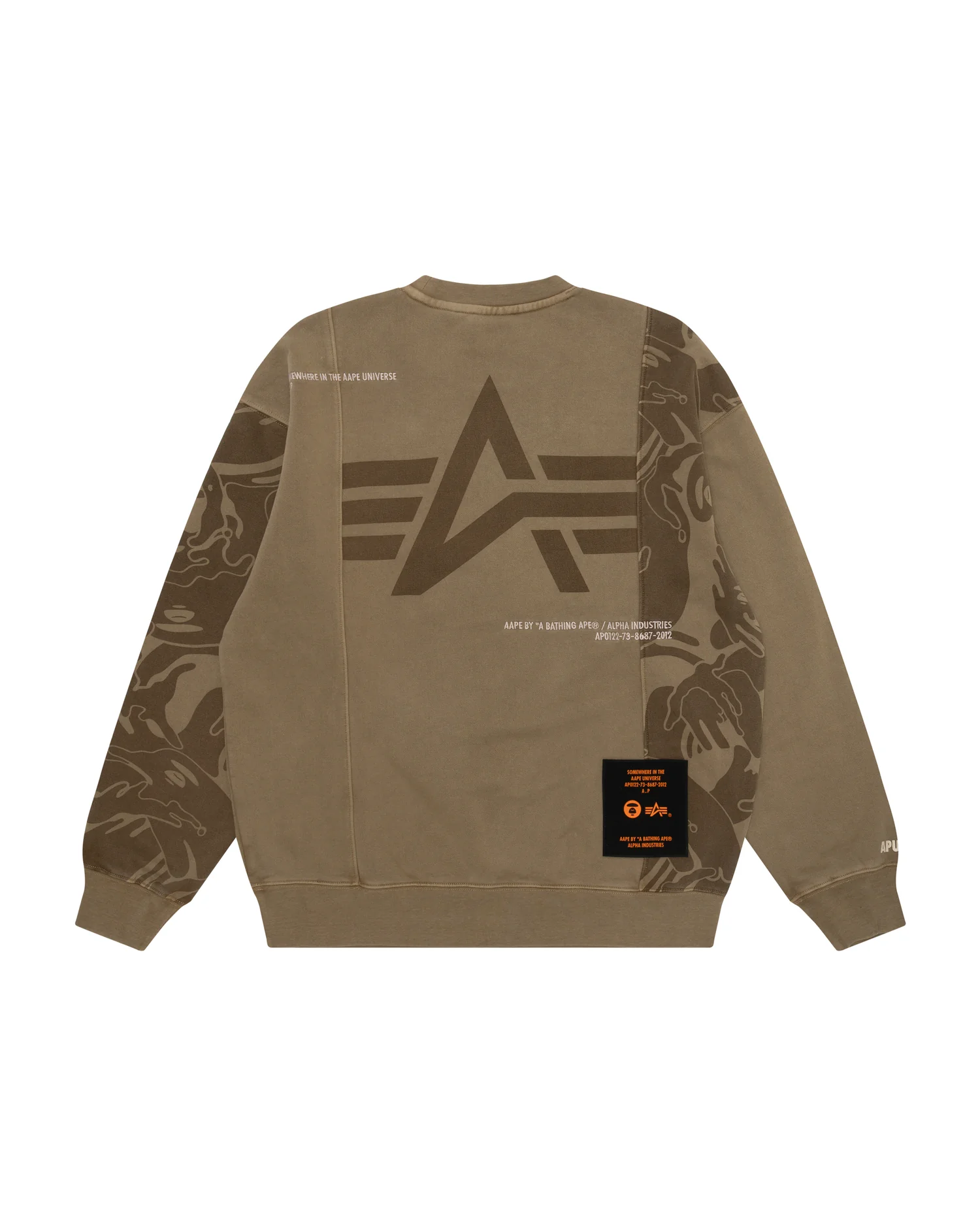 X Alpha Industries Moonface fleece sweatshirt - Image 2