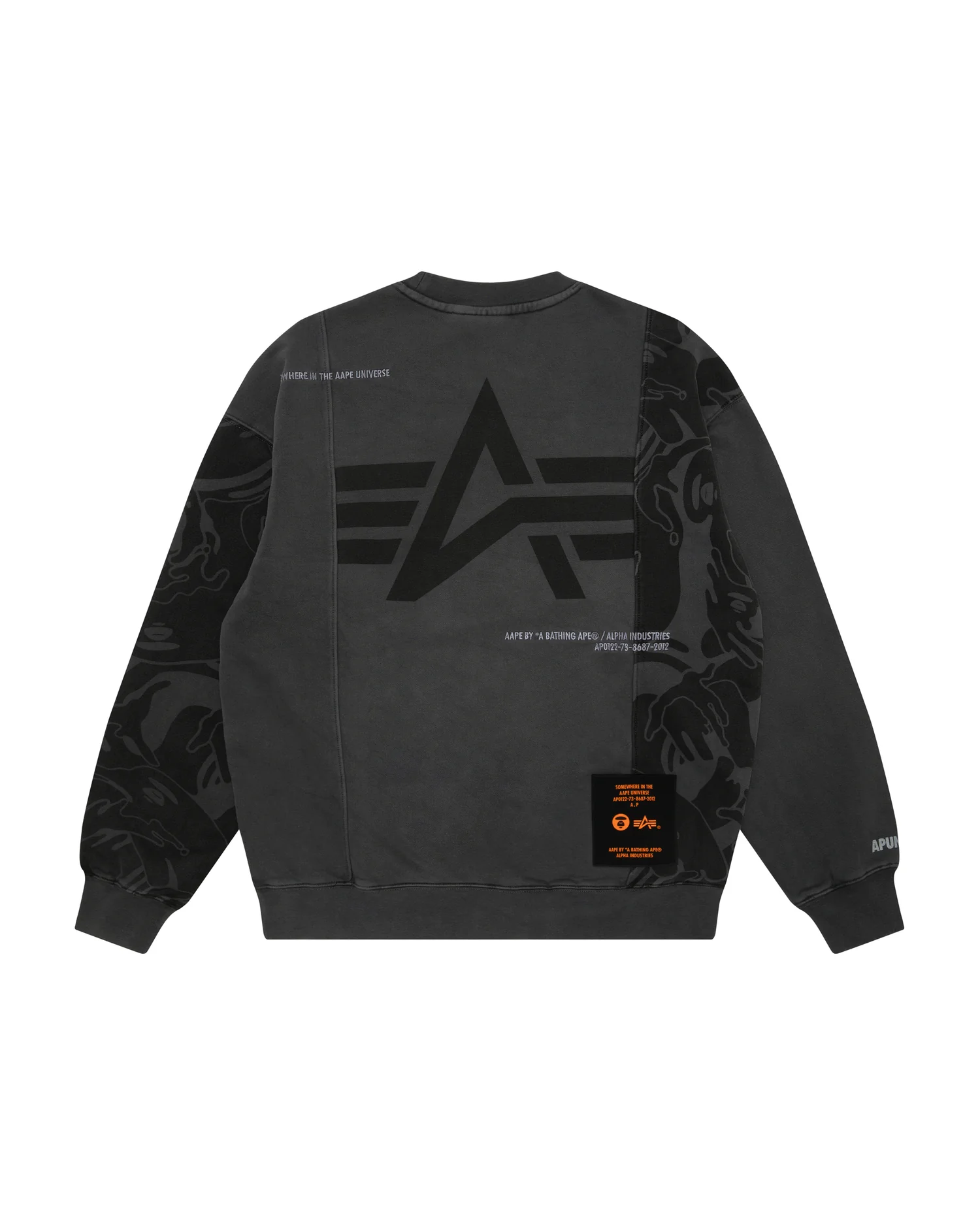 X Alpha Industries Moonface fleece sweatshirt - Image 7