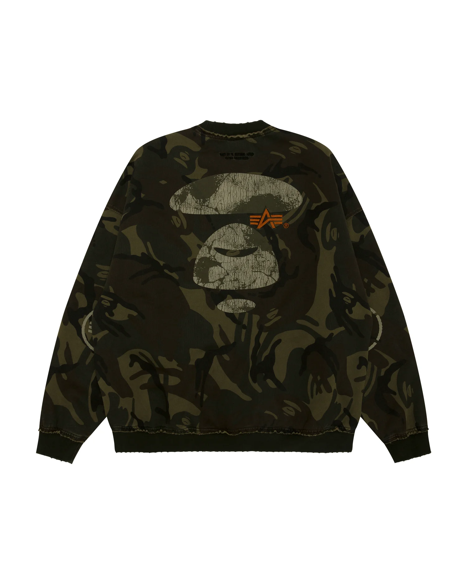 X Alpha Industries logo camo sweatshirt - Image 2