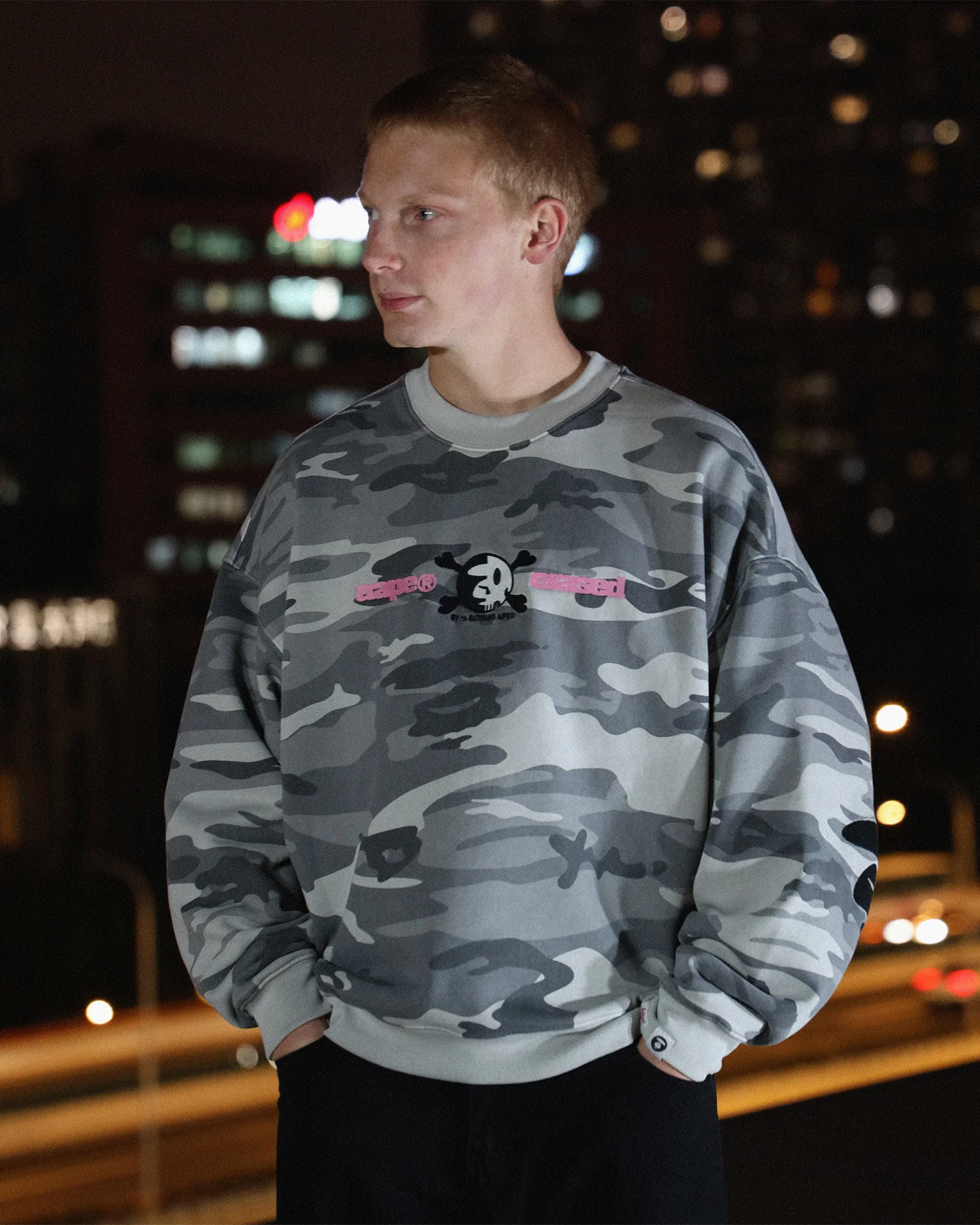 X Erased crew neck sweatshirt - Image 2