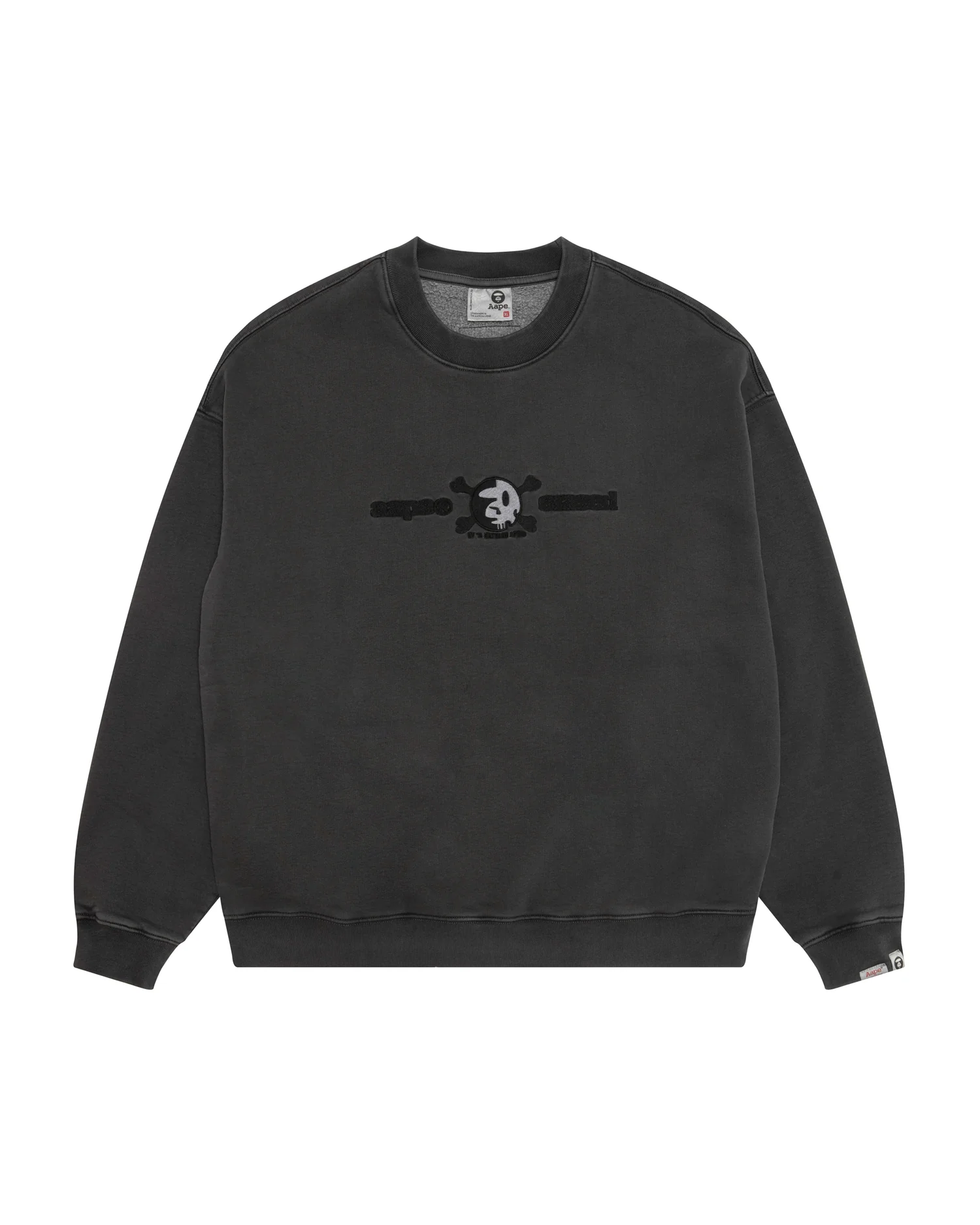 X Erased crew neck sweatshirt