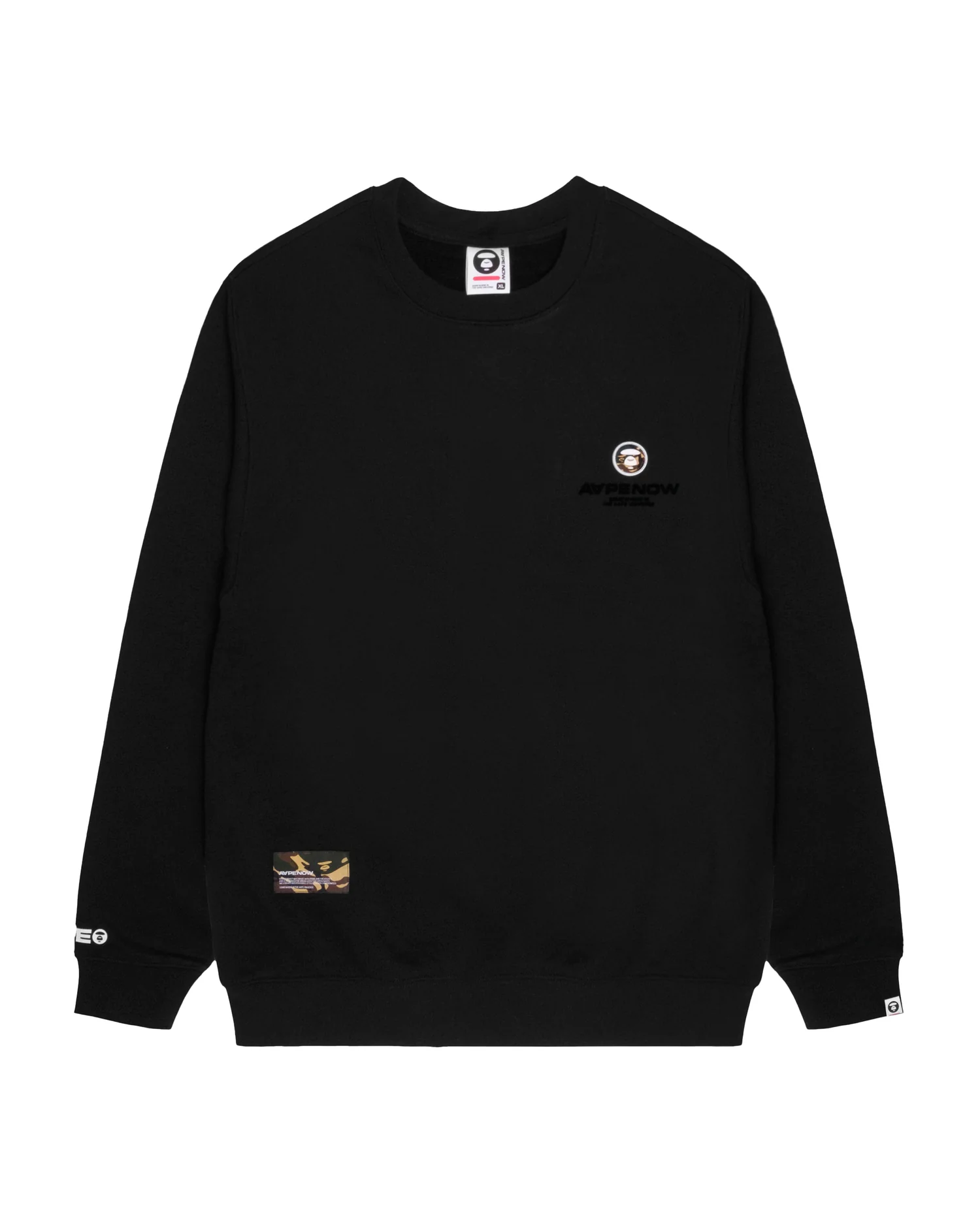 Moonface camo patch sweatshirt