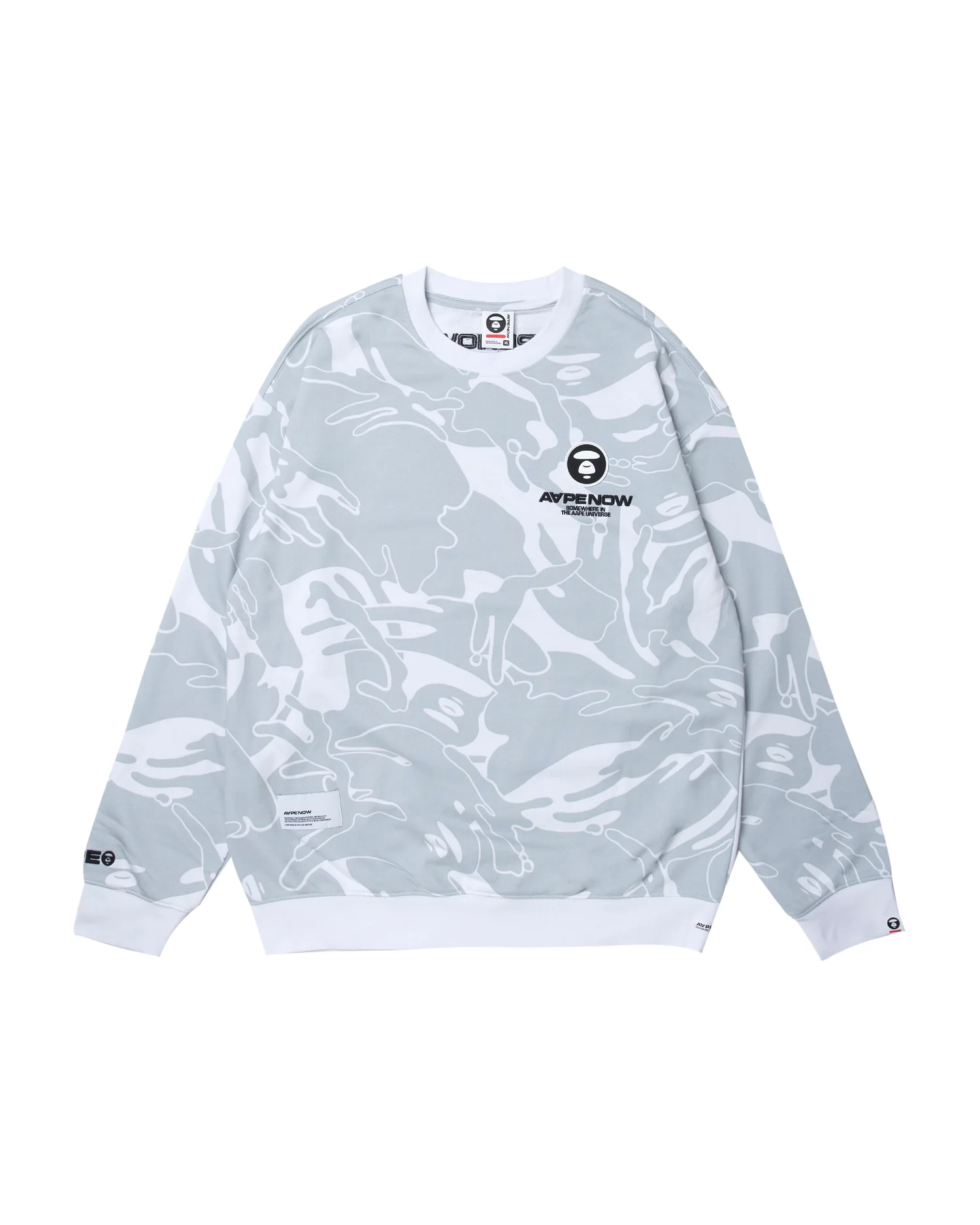 Moonface patch camo sweatshirt - Image 16