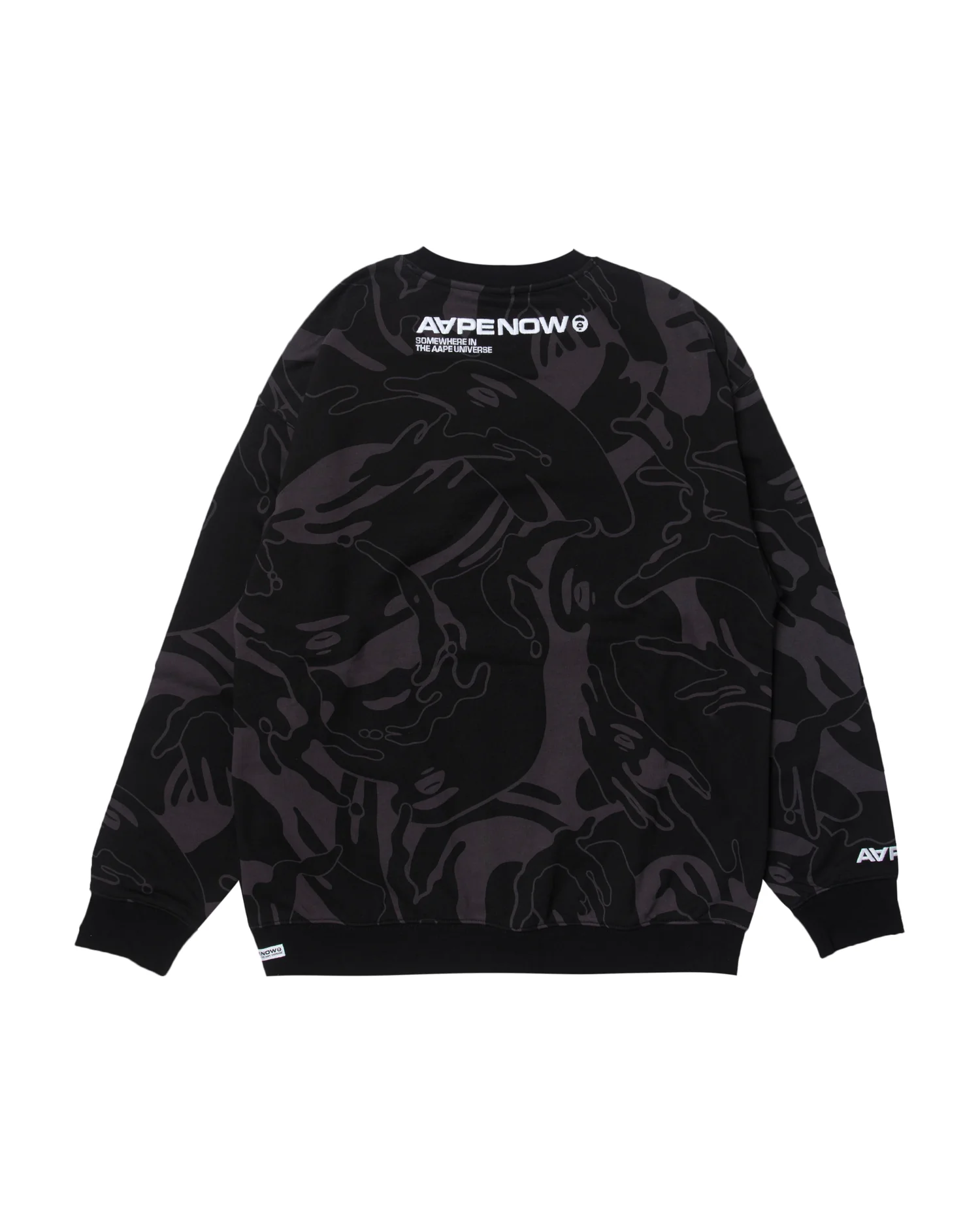 Moonface patch camo sweatshirt - Image 2