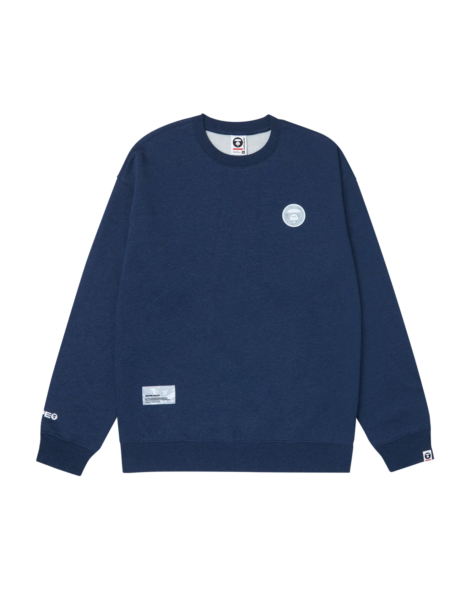 Moonface patch sweatshirt