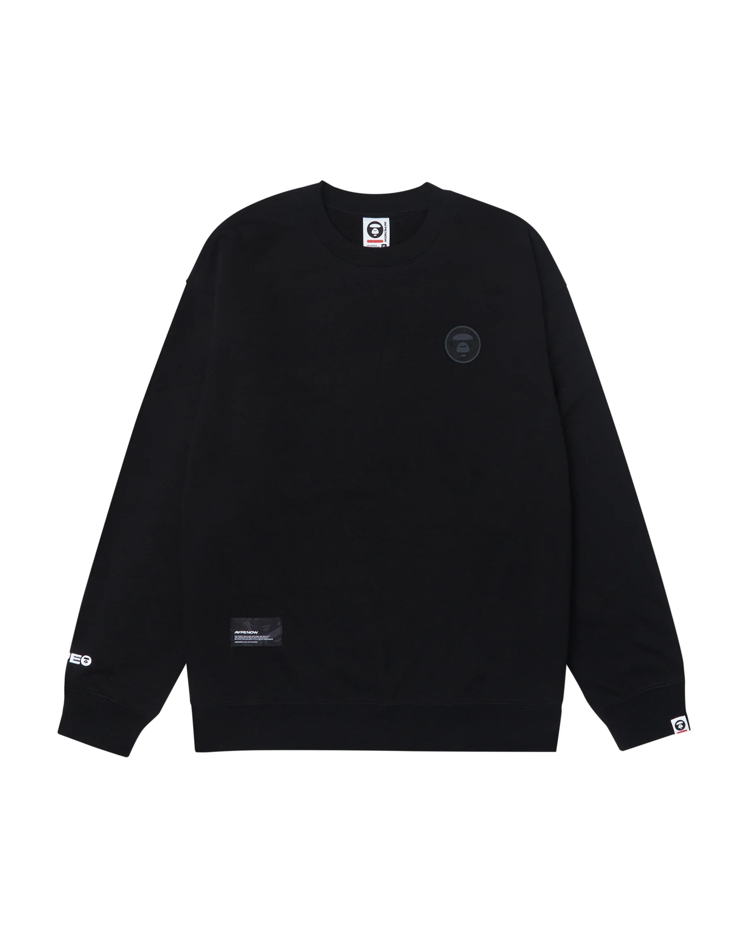 Moonface patch sweatshirt
