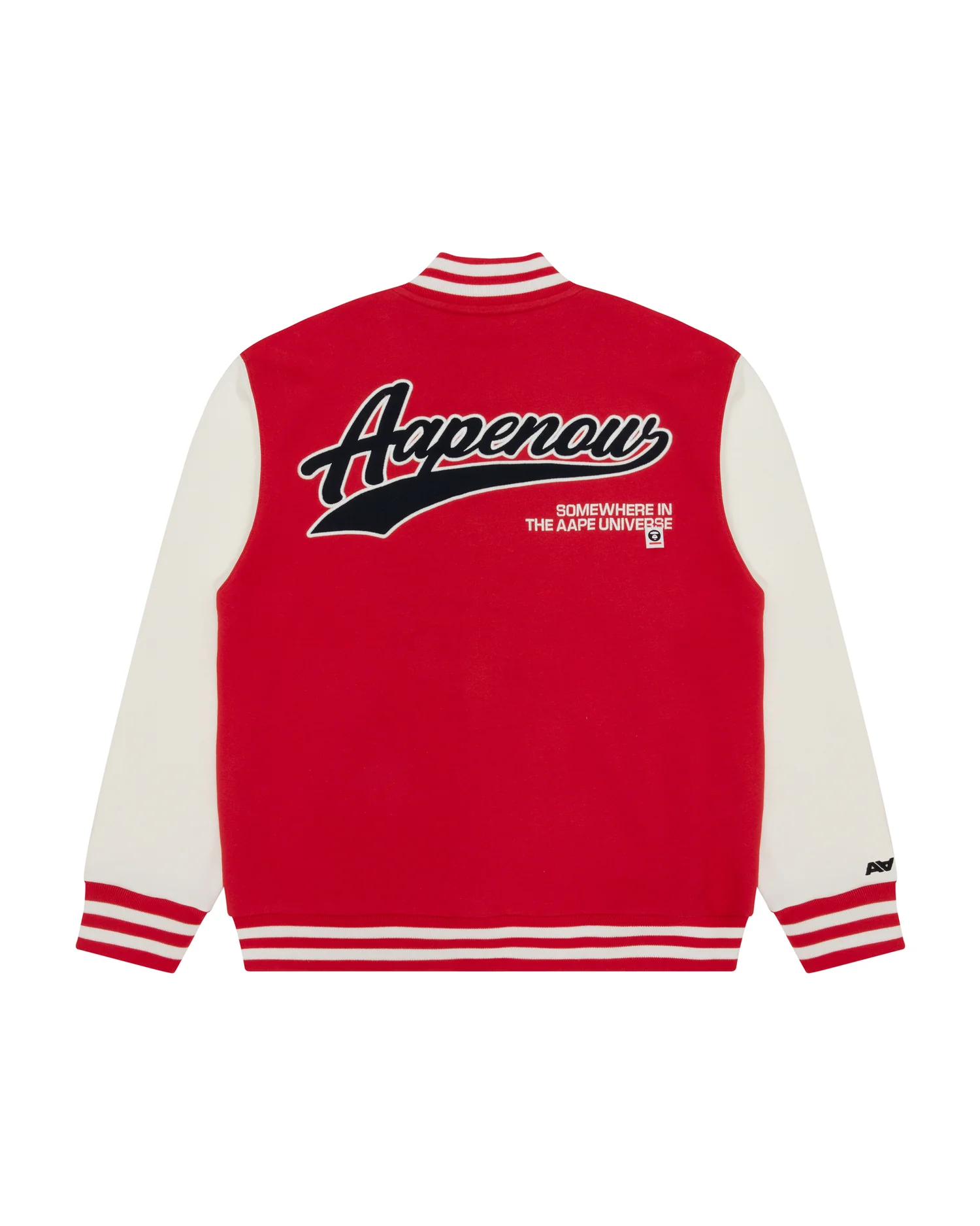 Moonface patch baseball jacket - Image 17
