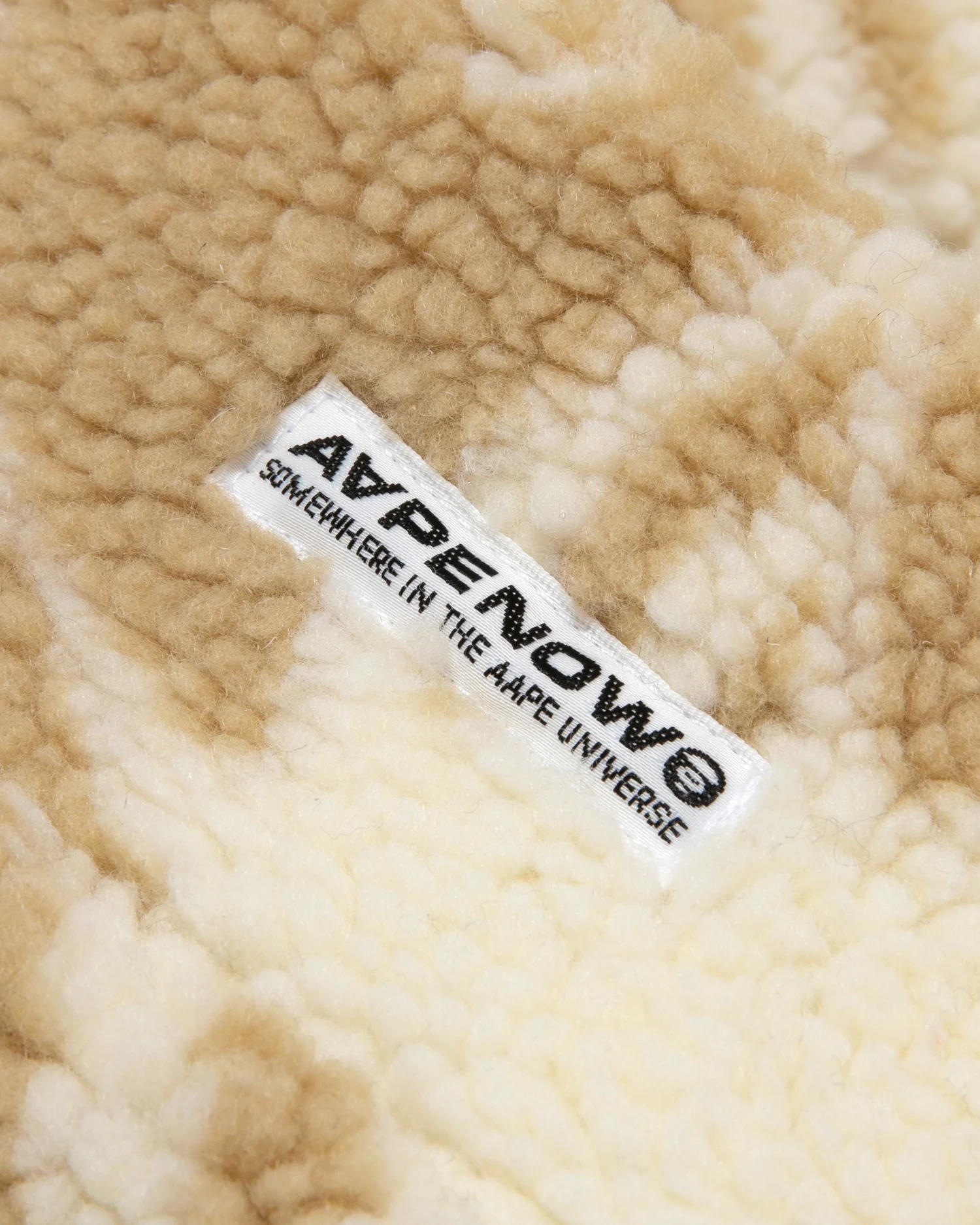 Moonface patch camo fleece jacket - Image 3
