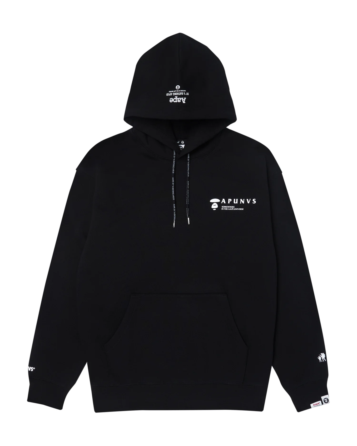 Moonface camo printed hoodie