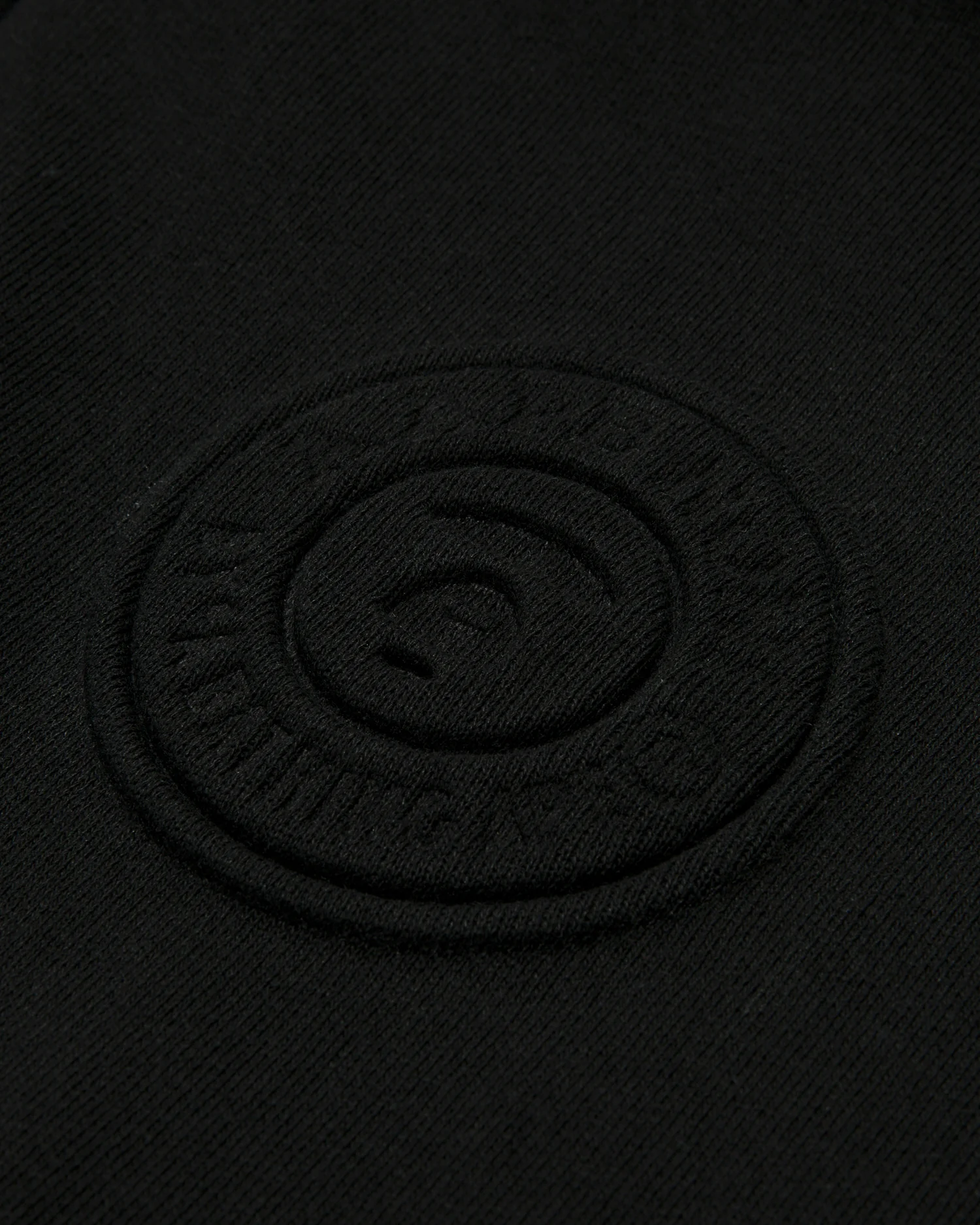 Moonface debossed zip-up hoodie - Image 4