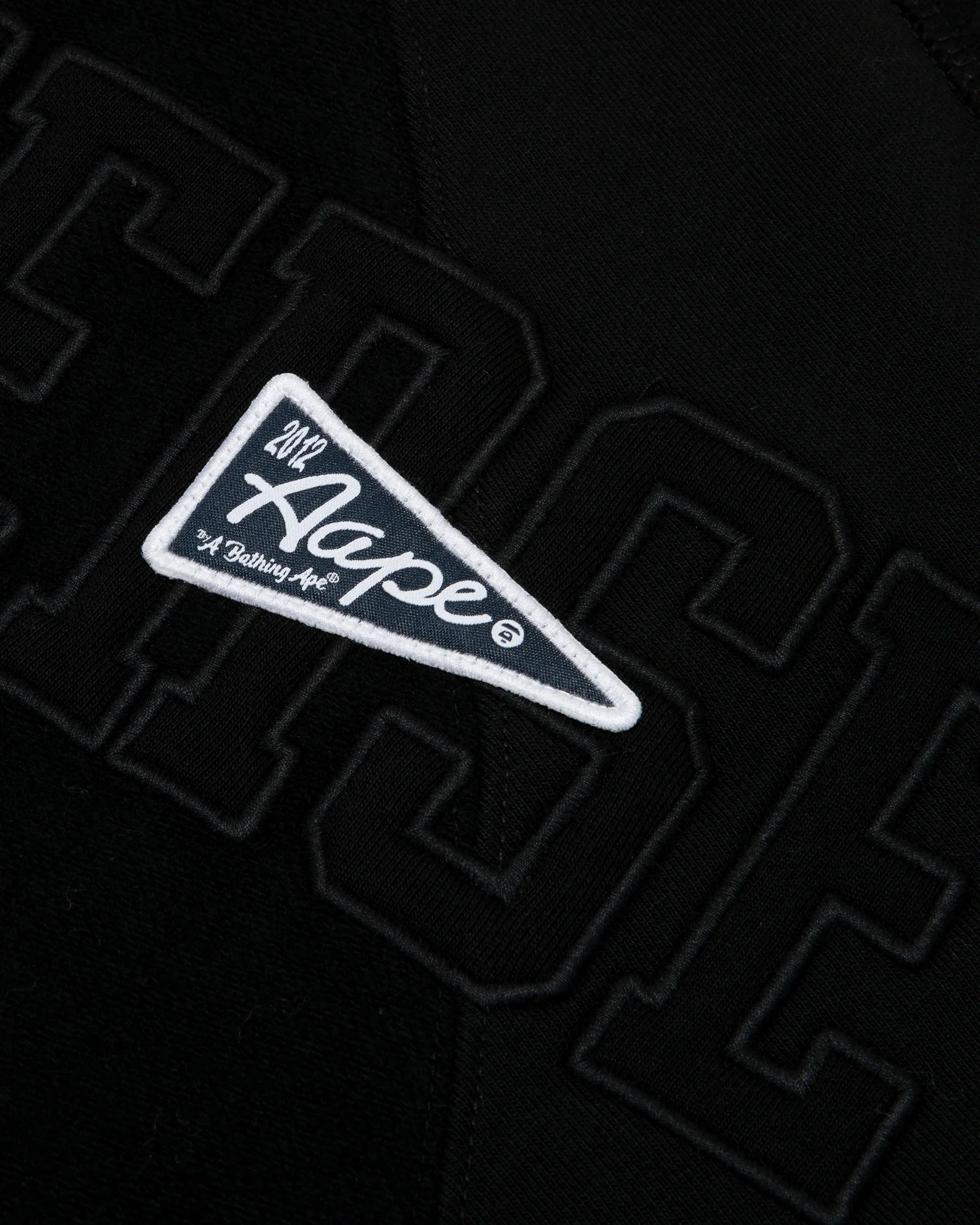 Moonface patch embroidered sweatshirt - Image 3