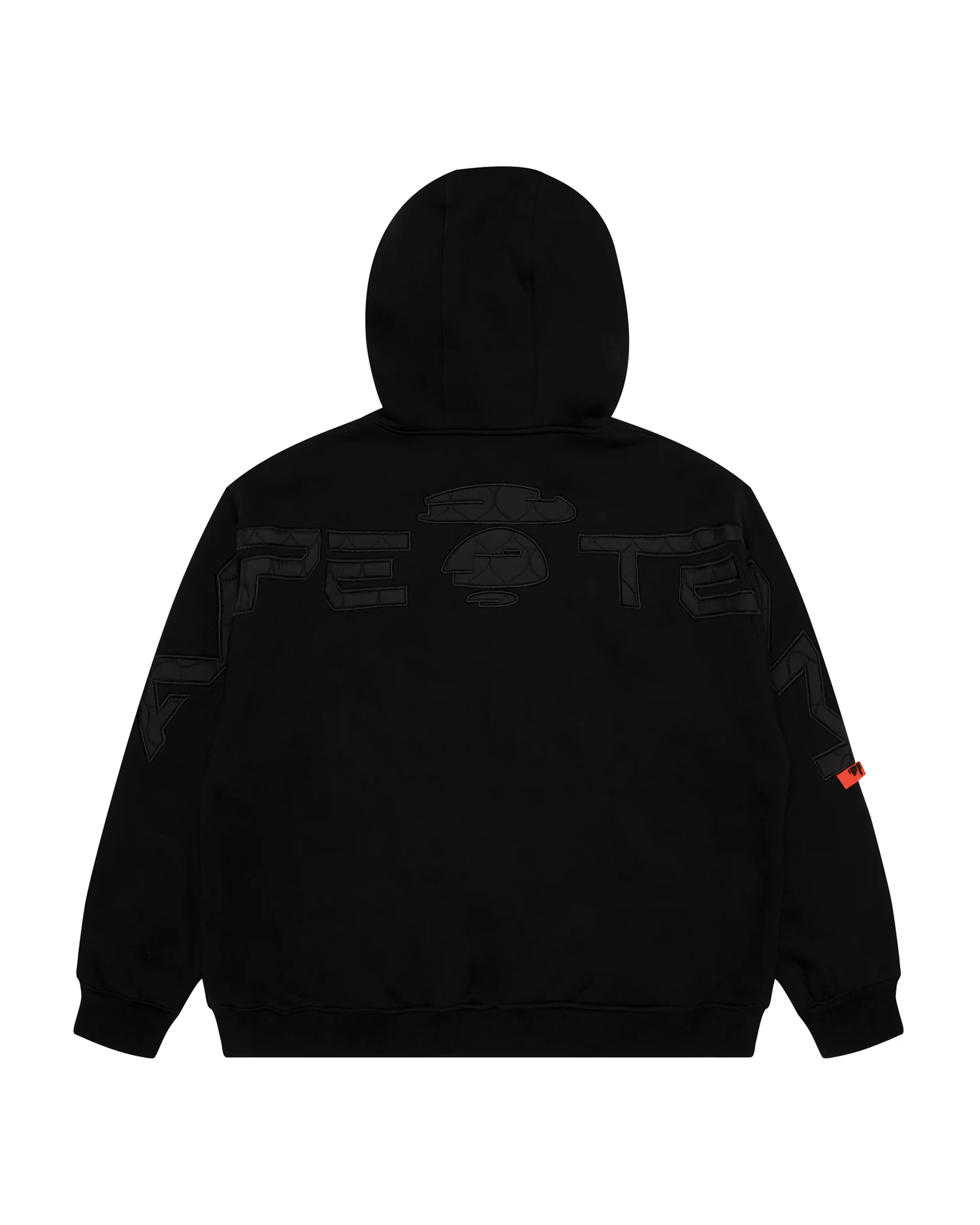 Moonface patch zip-up hoodie - Image 2