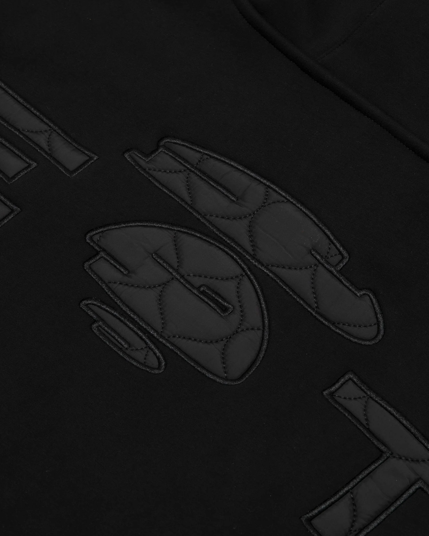 Moonface patch zip-up hoodie - Image 3