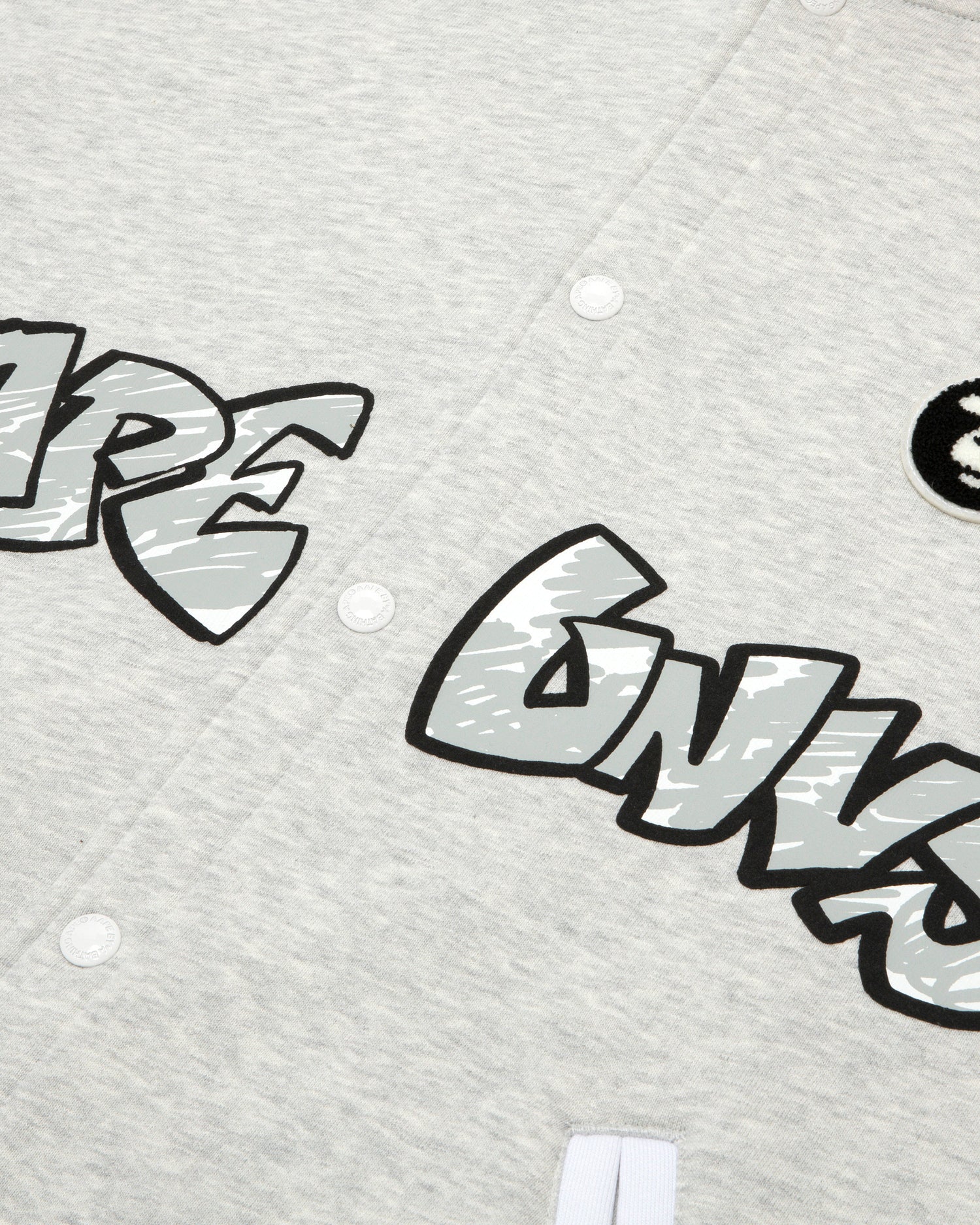 Moonface embroidered snap-button hoodie - Image 4
