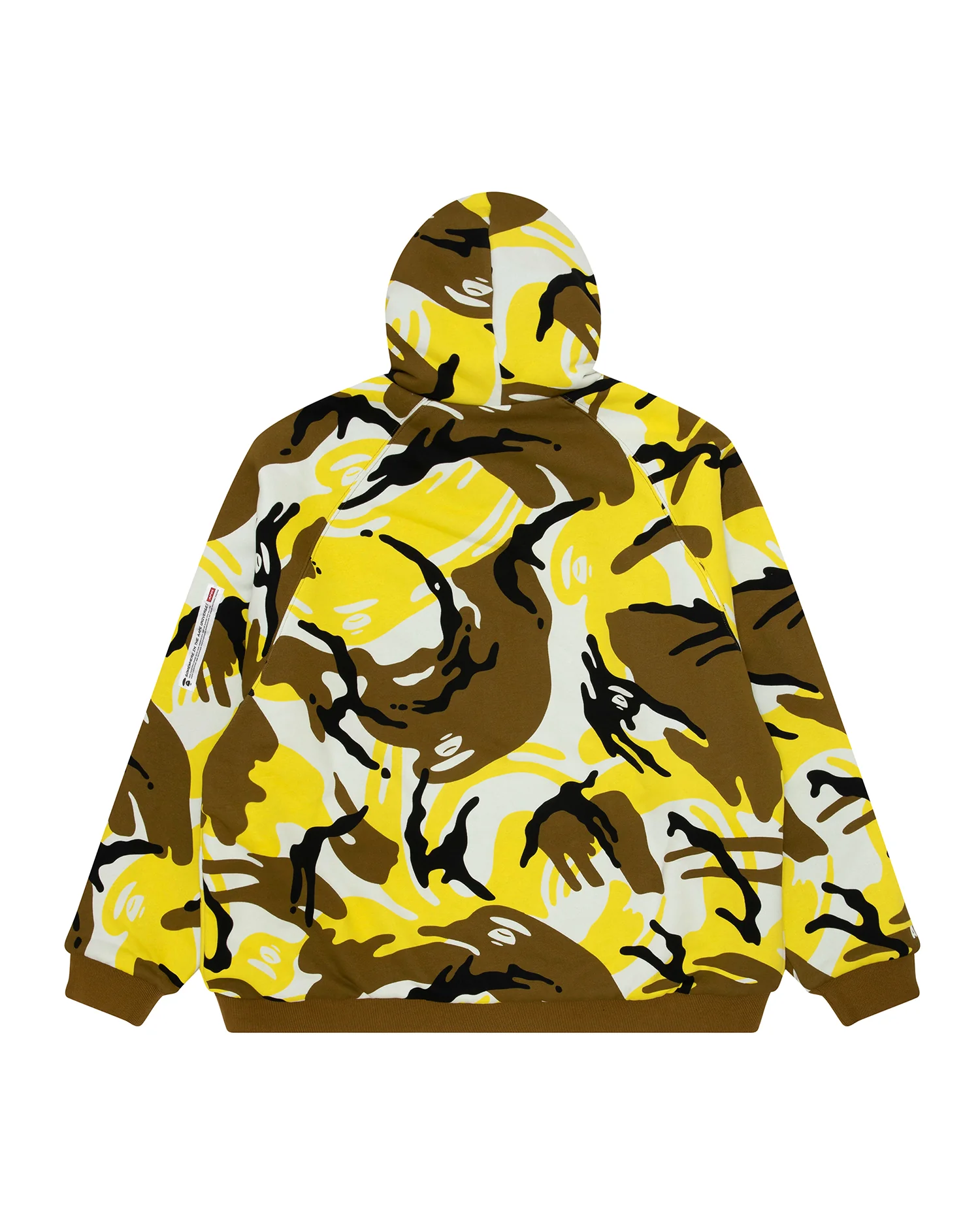 Moonface embroidered reversible zip-up hoodie - Image 4