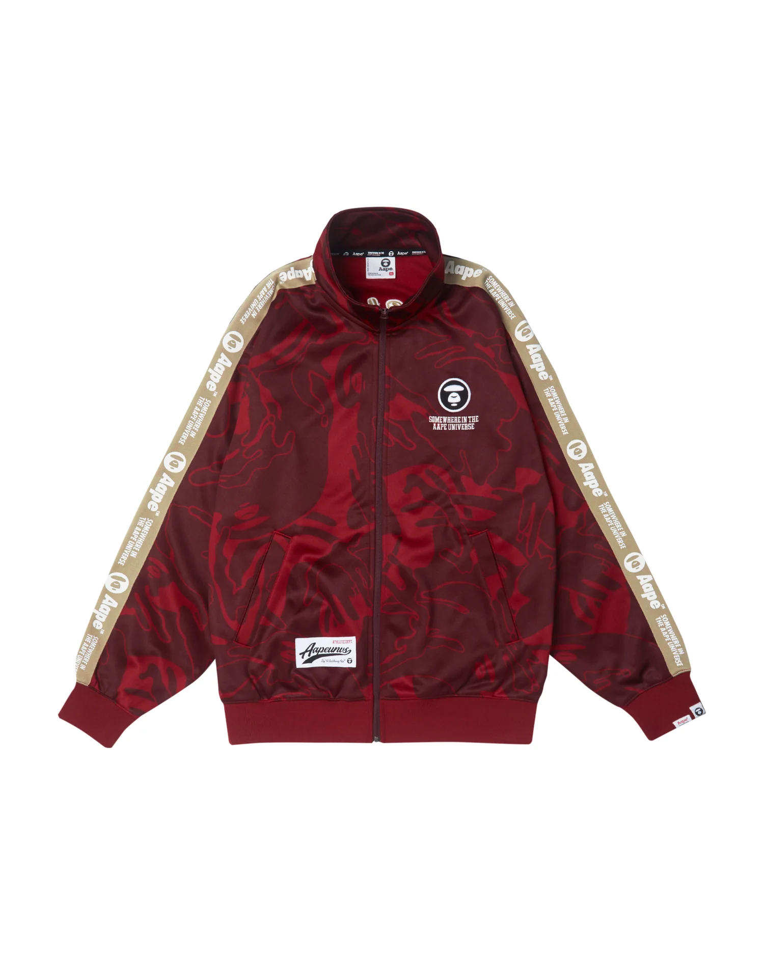 Moonface embroidered track jacket