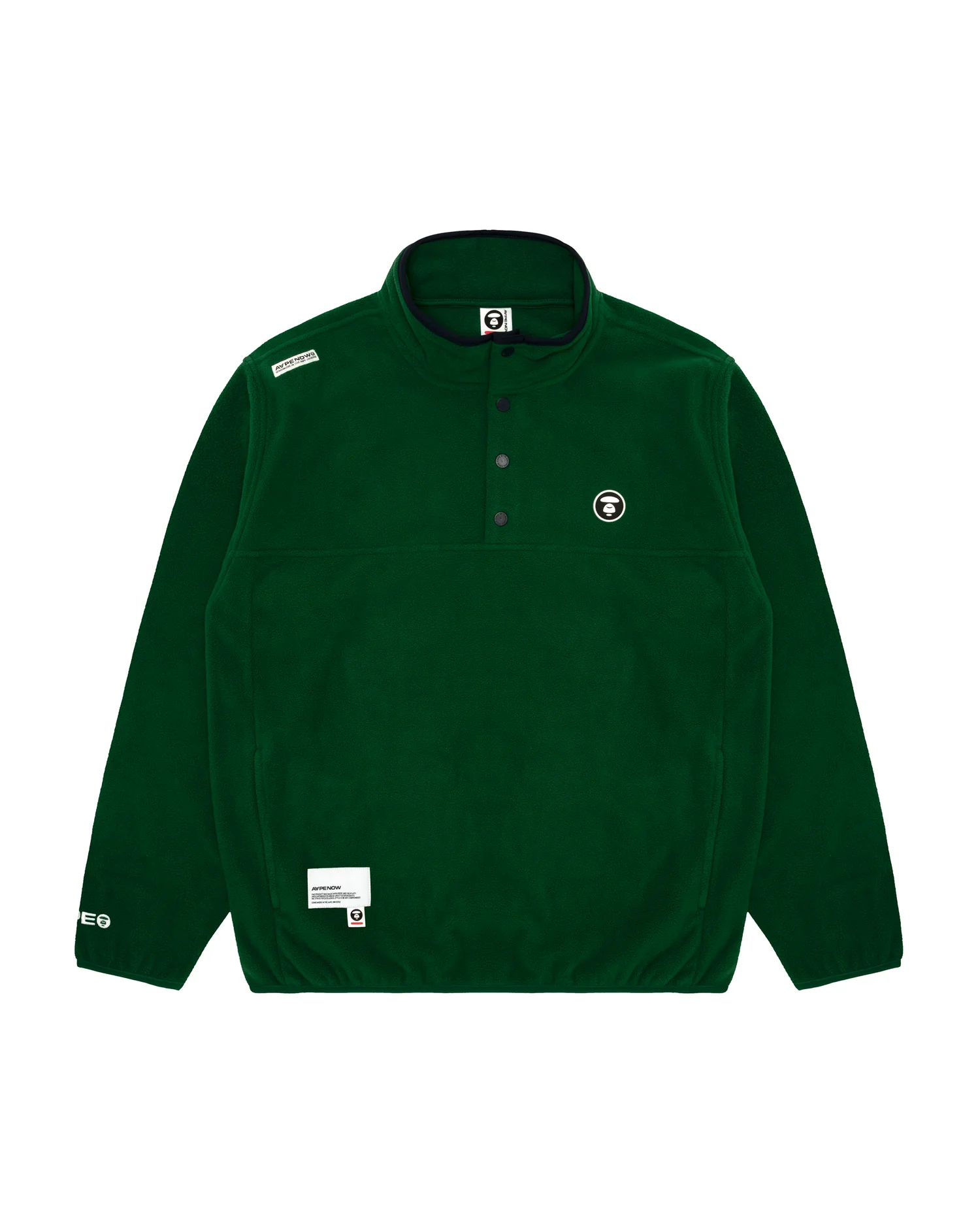 Moonface half-button fleece sweatshirt - Image 11